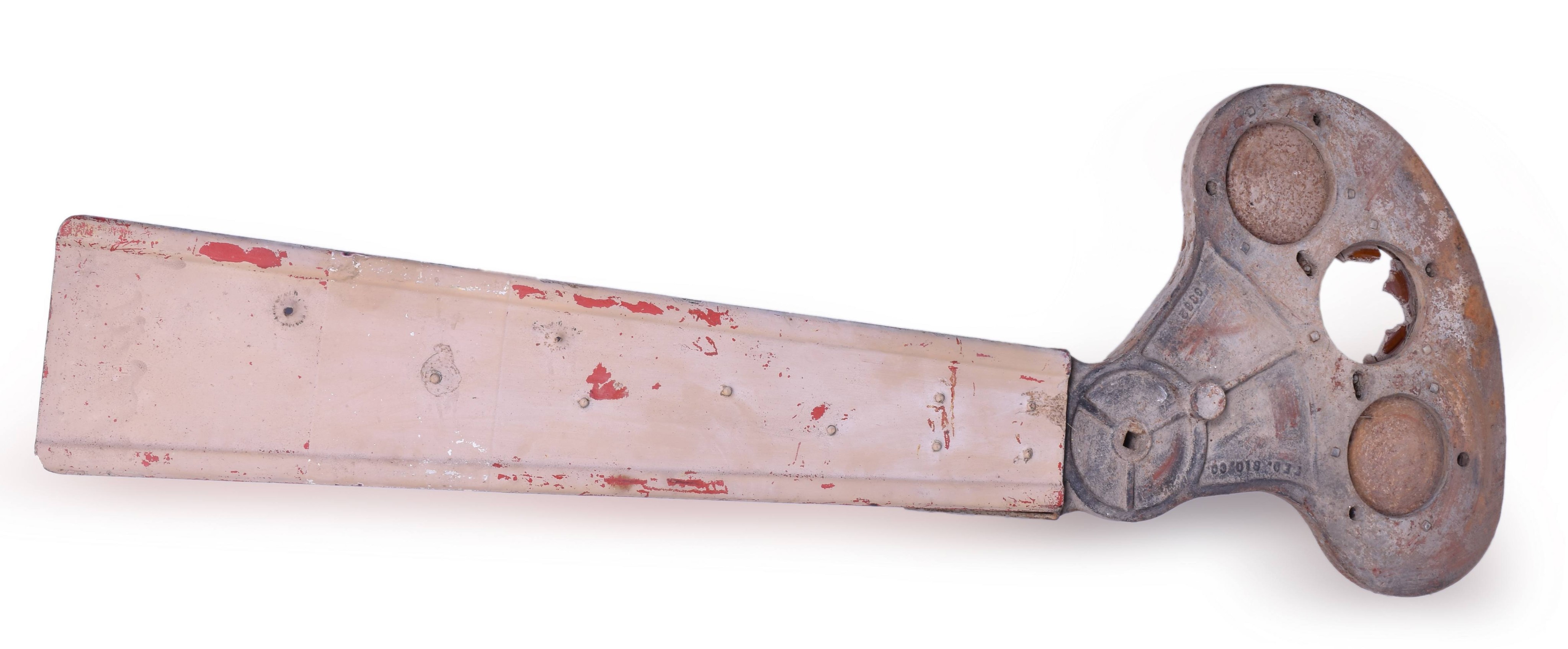 4204 - CB&Q / Burlington Style Semaphore Blade - Federal Signal Co. thumbnail