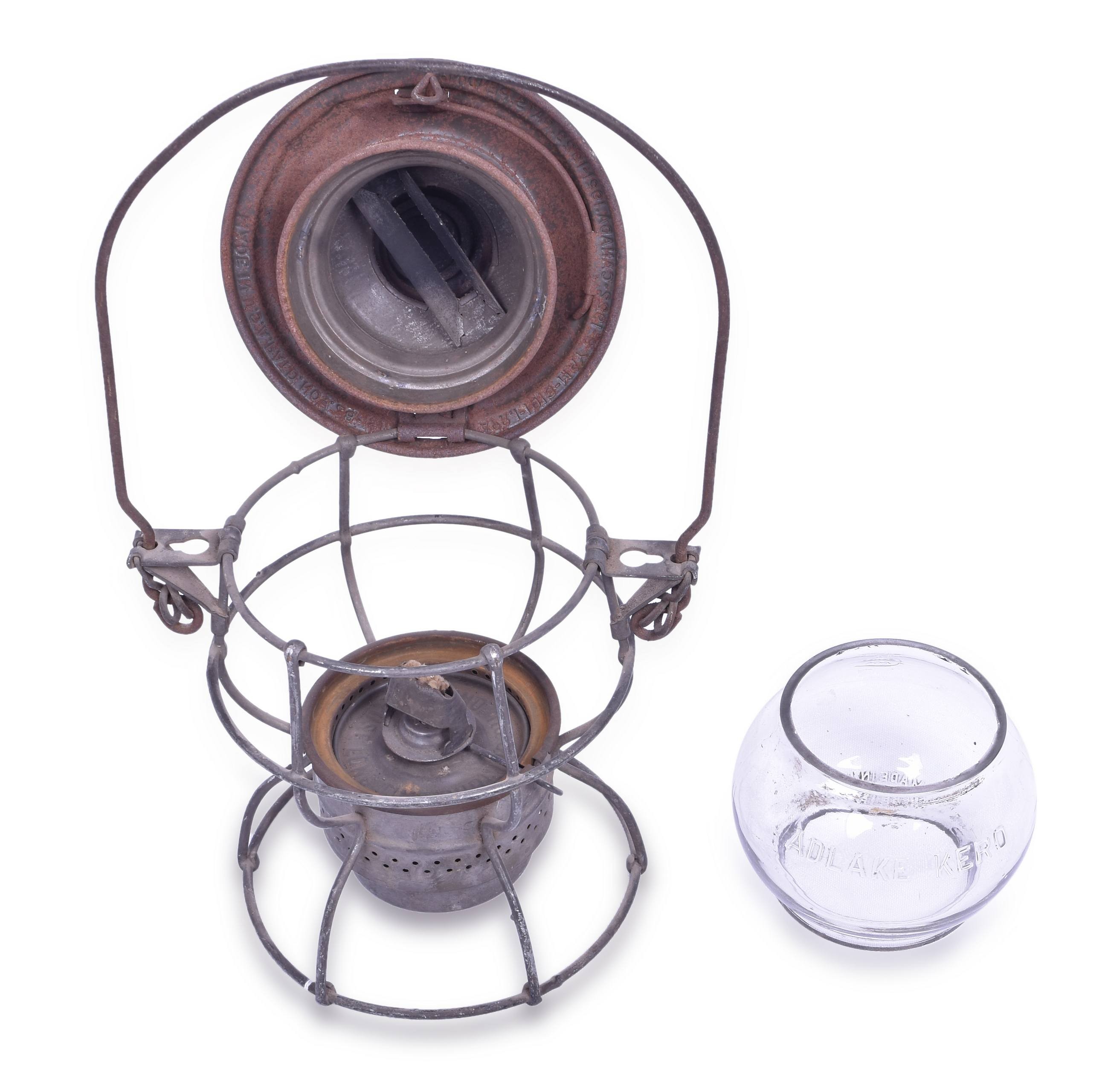 4222 - Adlake Kero 250 Atlantic Coast Line Lantern w/ Clear Globe thumbnail