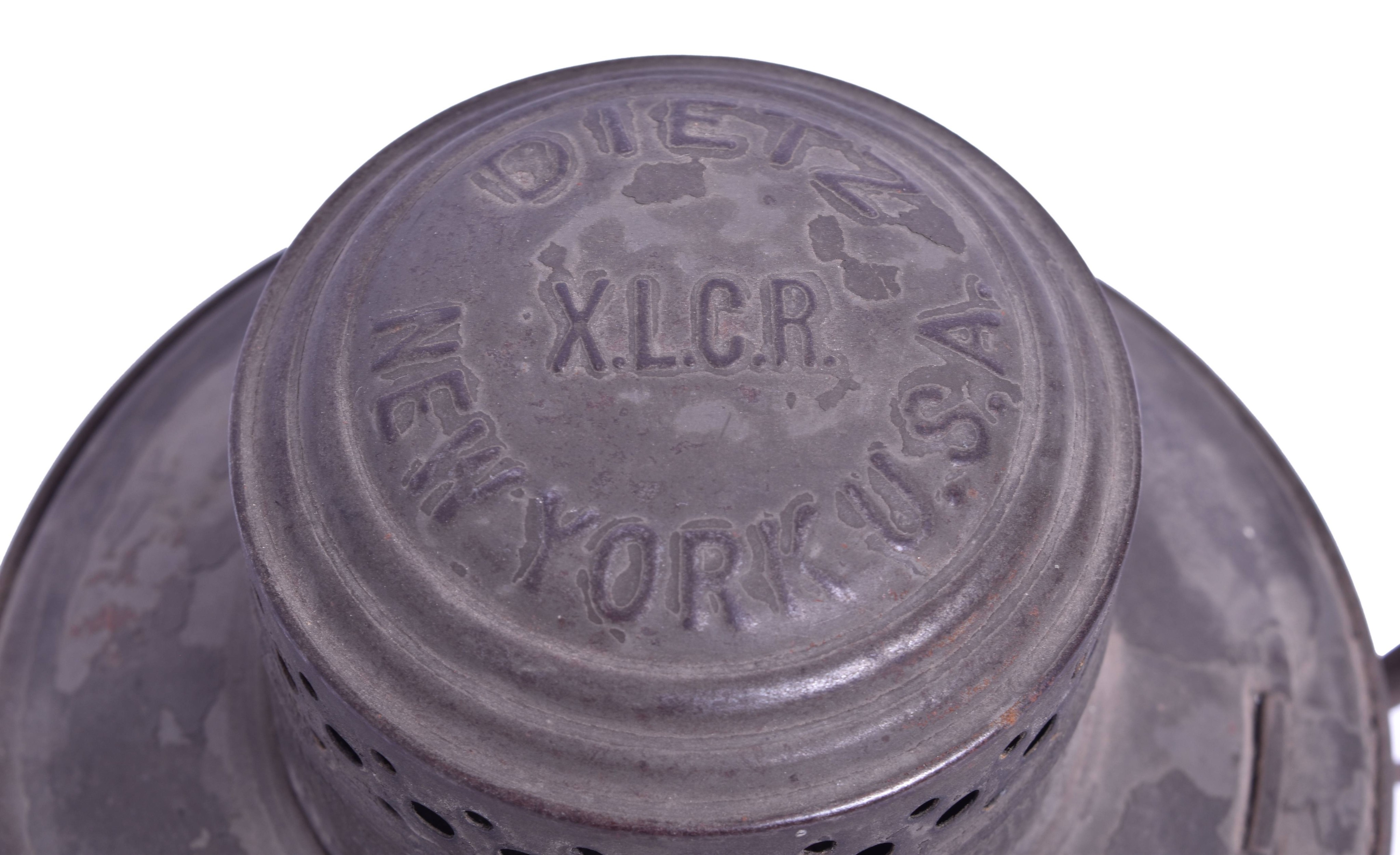 4228 - Dietz X.L.C.R. Bell Bottom Illinois Central Switchman Lantern thumbnail