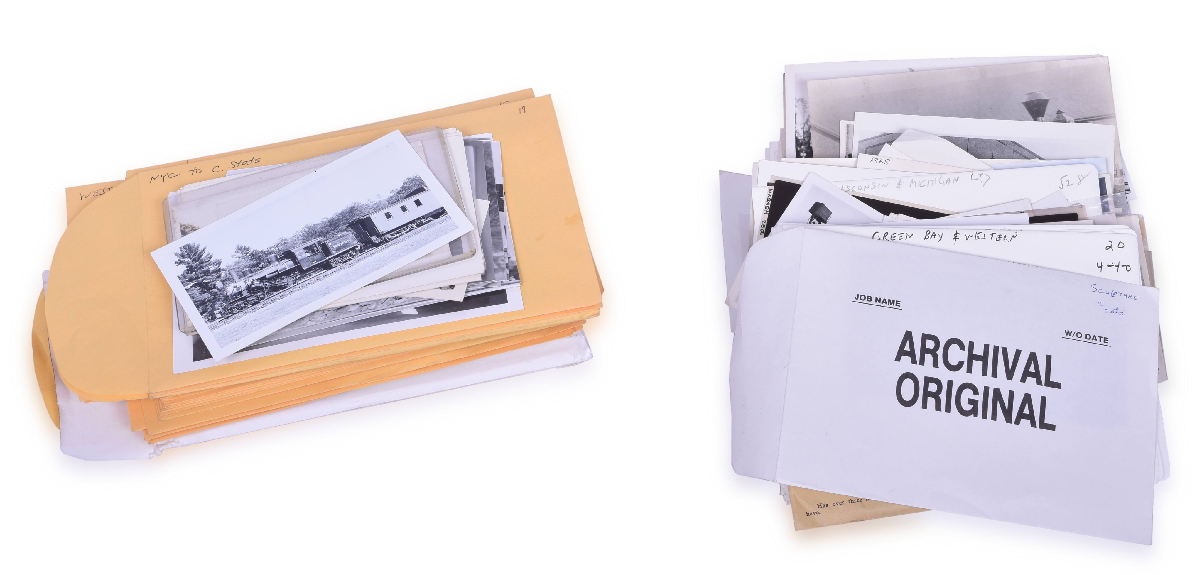 4235 - Large Group of Railroad Photos and Negatives - Approximately 400-500 thumbnail