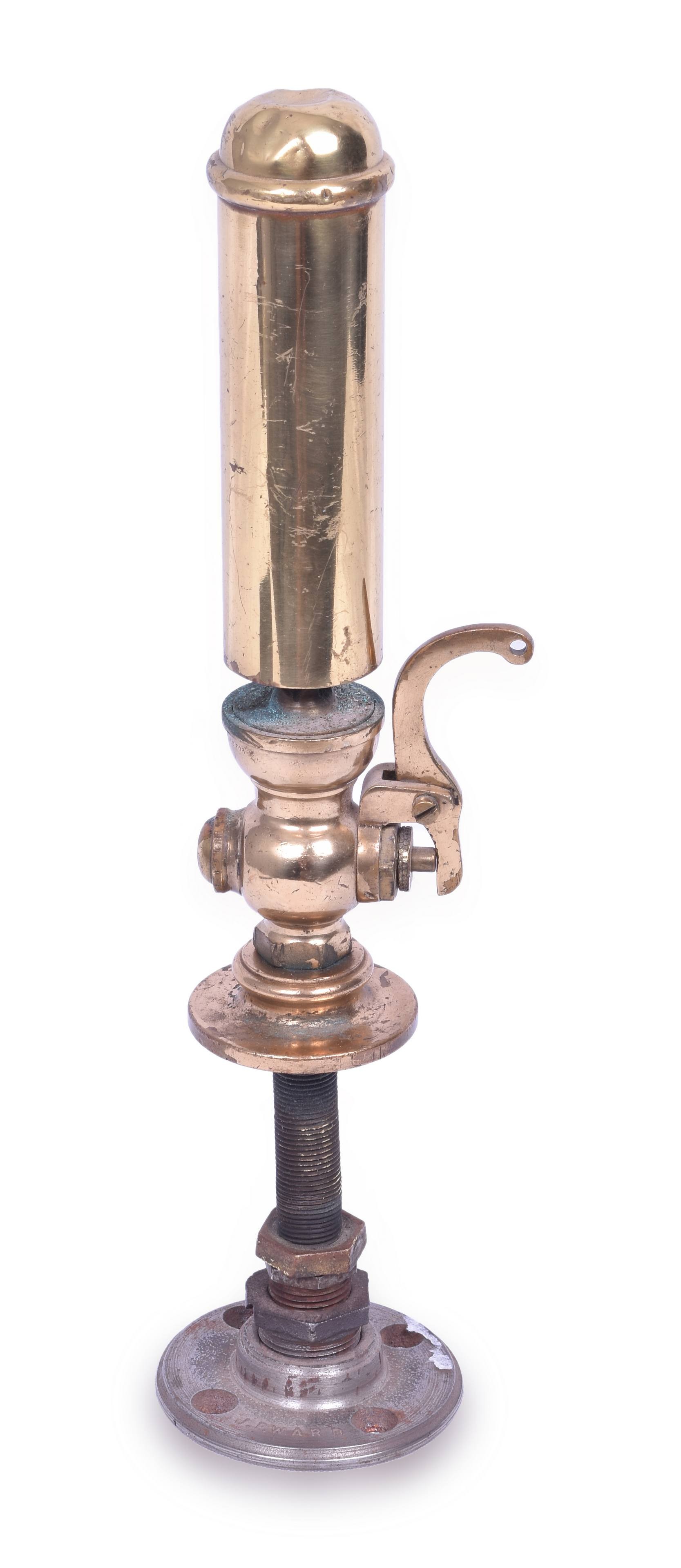 4252 - Brass Steam / Air Whistle - 9 1/4