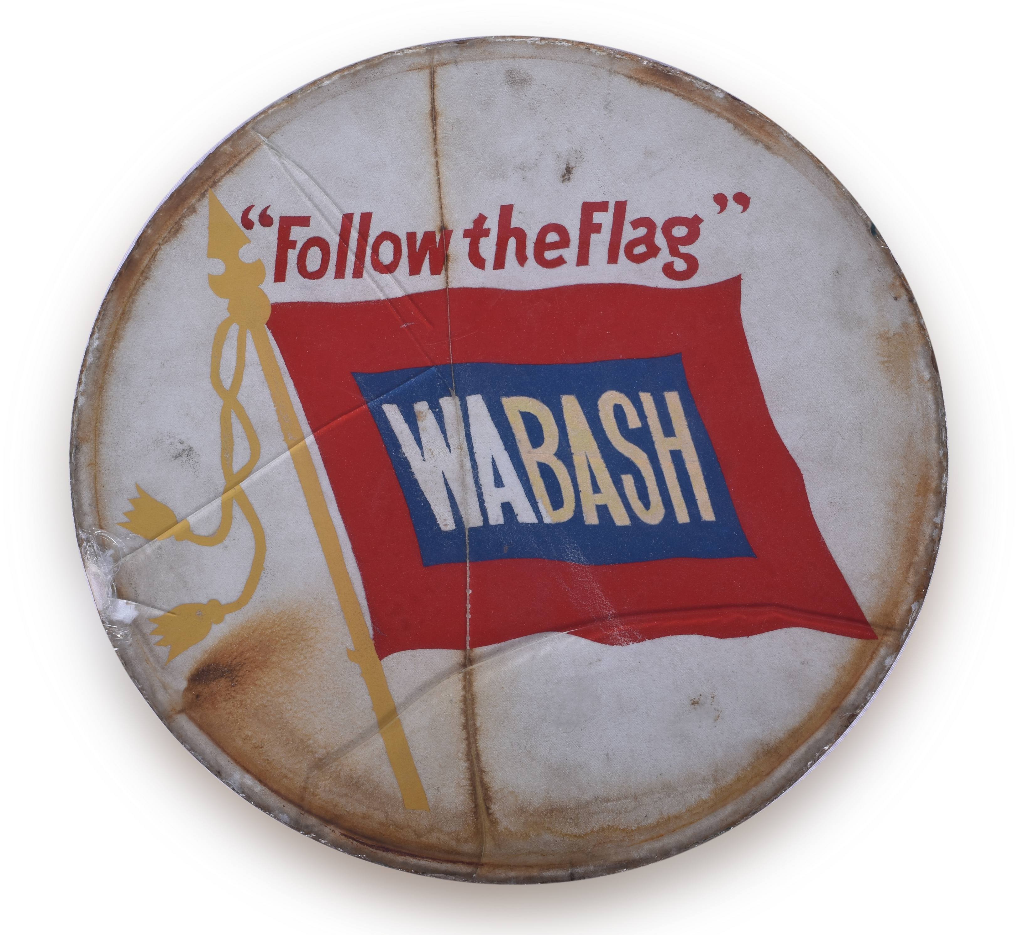 4263 - Wabash Railroad Glass Herald thumbnail