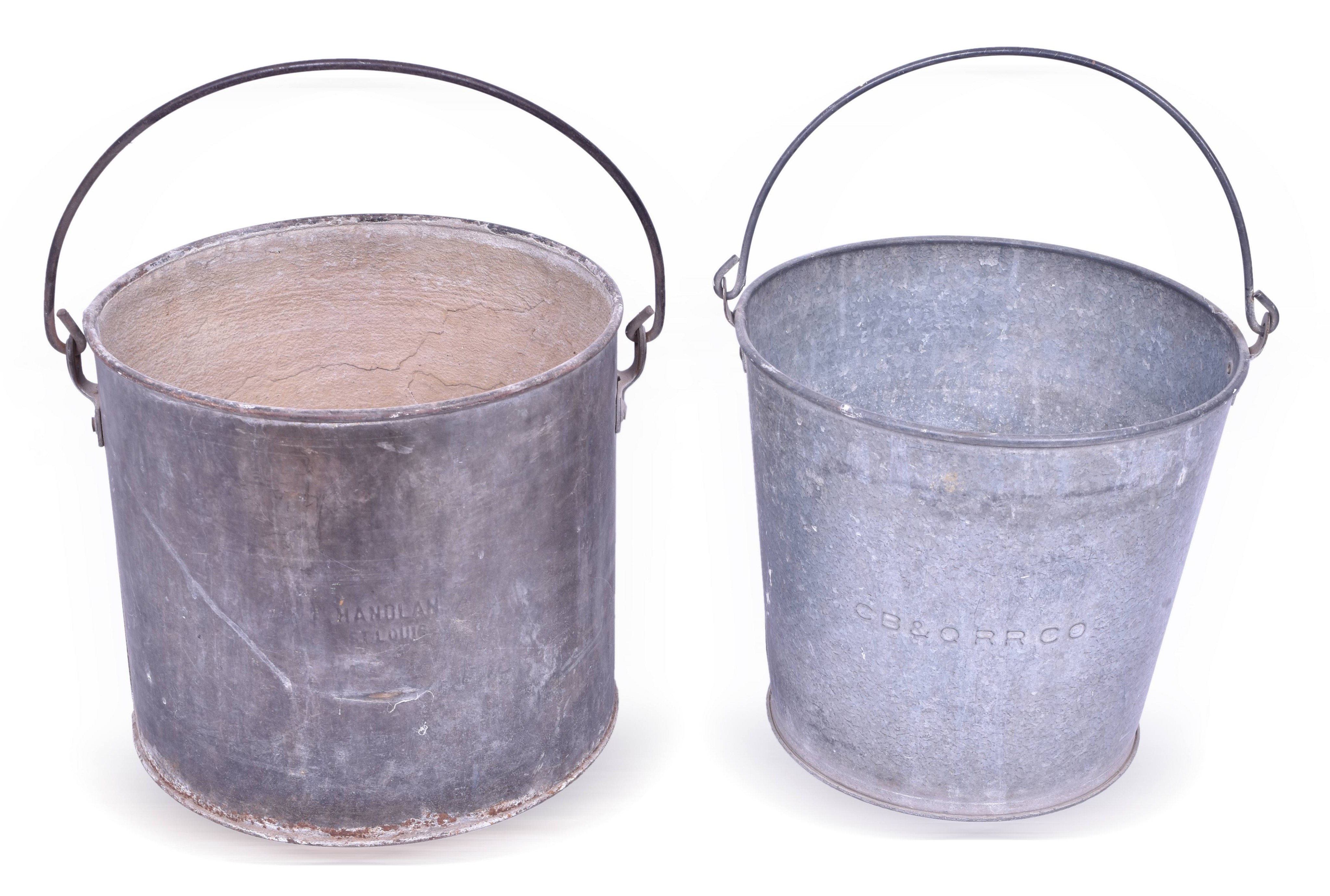 4270 - Handlan and Johnson Urbana CB&Q / Burlington Railroad Buckets thumbnail