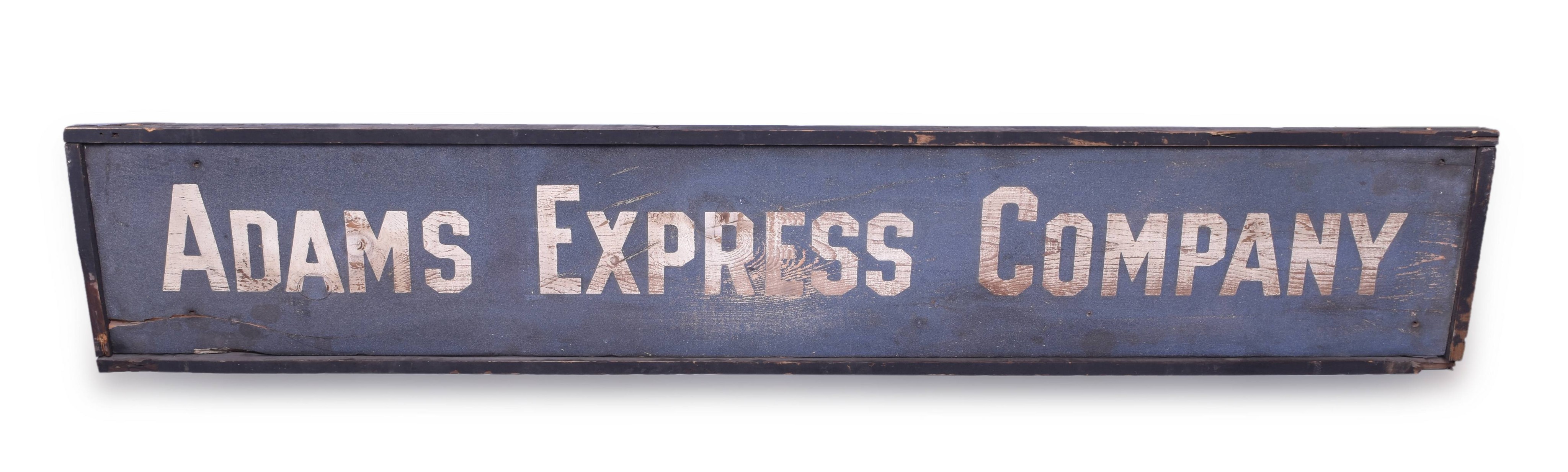 4295 - Adams Express Company Wooden Sign thumbnail