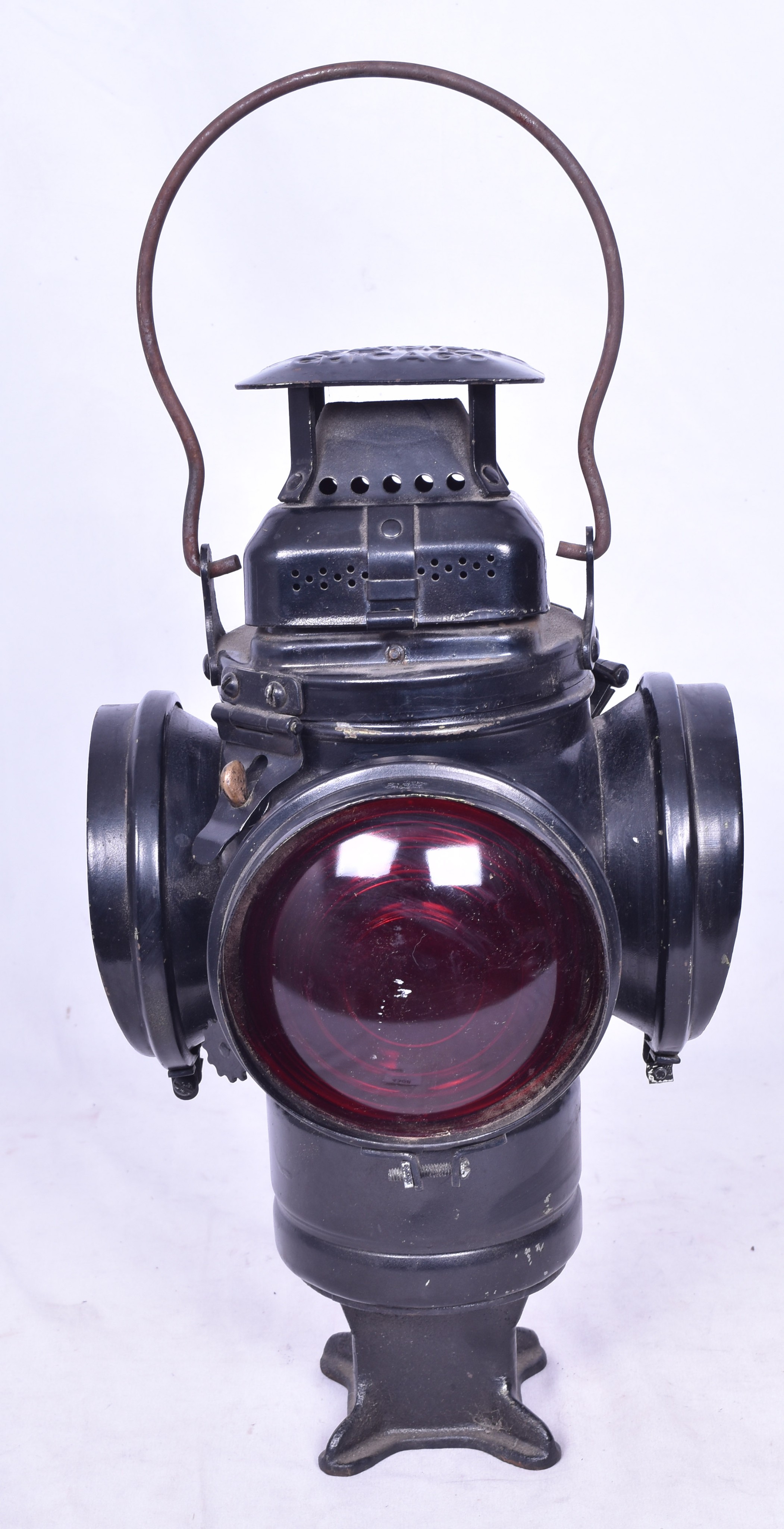 4308 - Adlake Restored Railroad Switch Lamp thumbnail