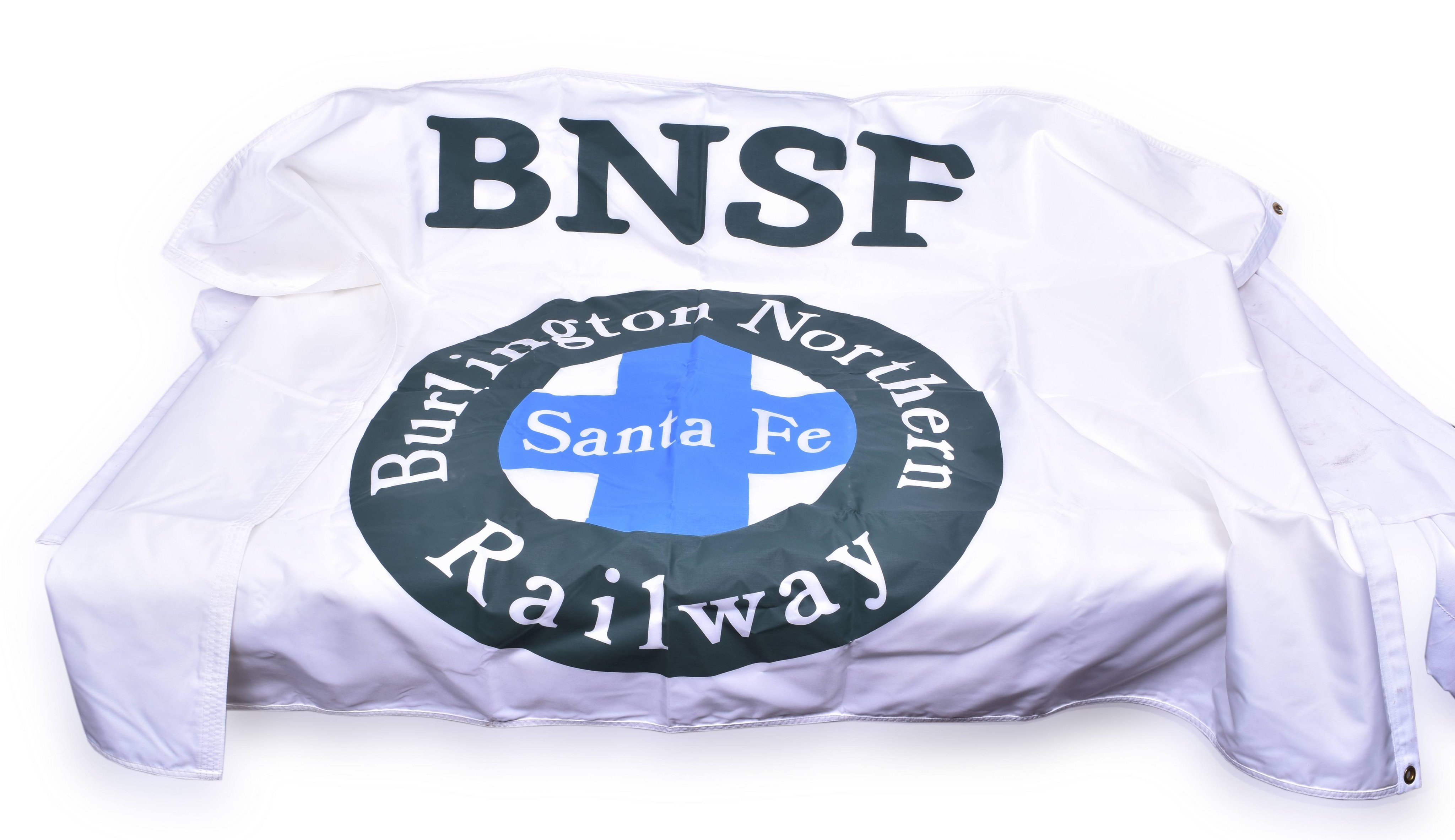 4359 - Large Burlington Northern Santa Fe Railroad Flag thumbnail