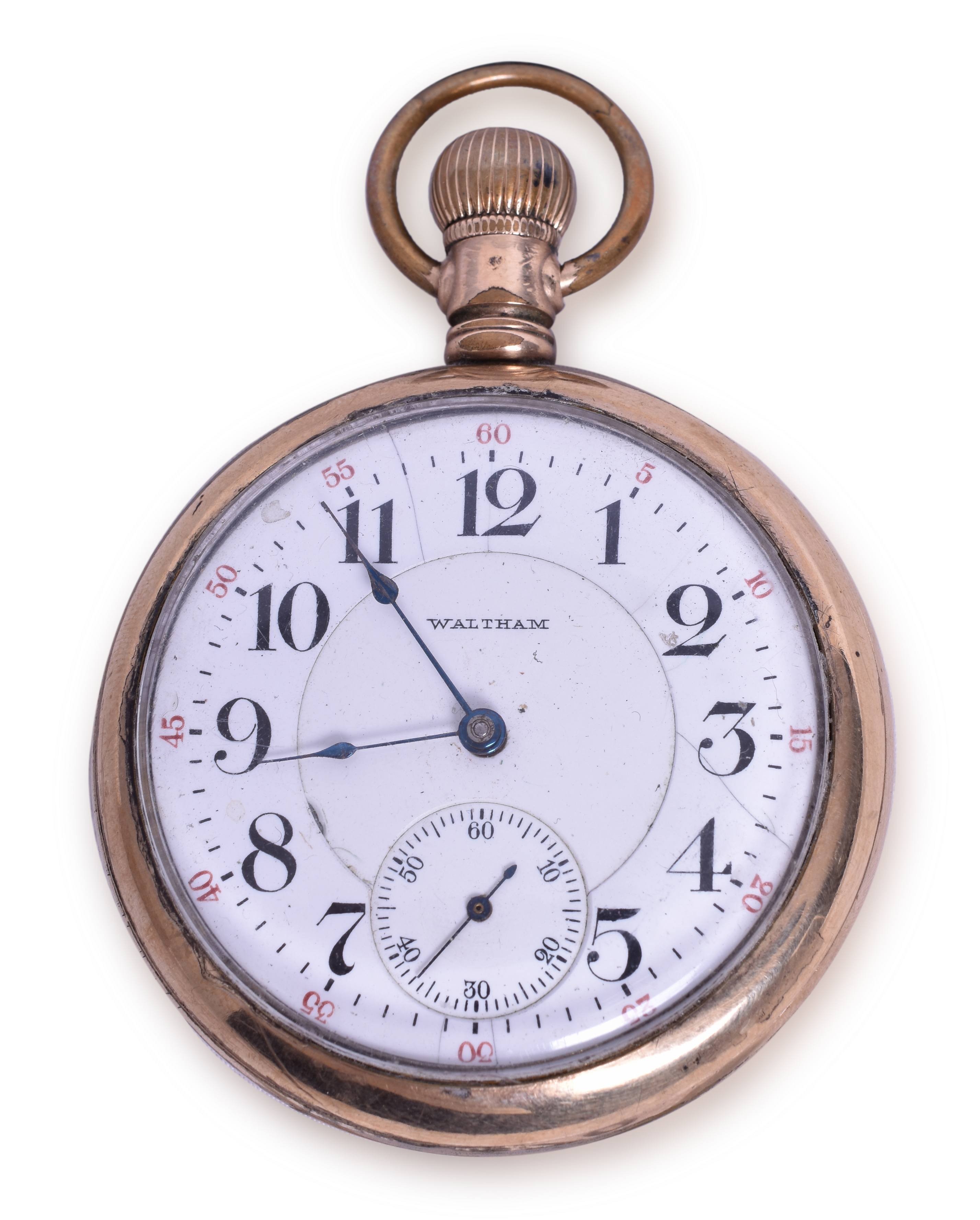 4370 - Waltham Model 1892 Grade No. 845 18 Seconds / 21 Jewel Pocket Watch thumbnail