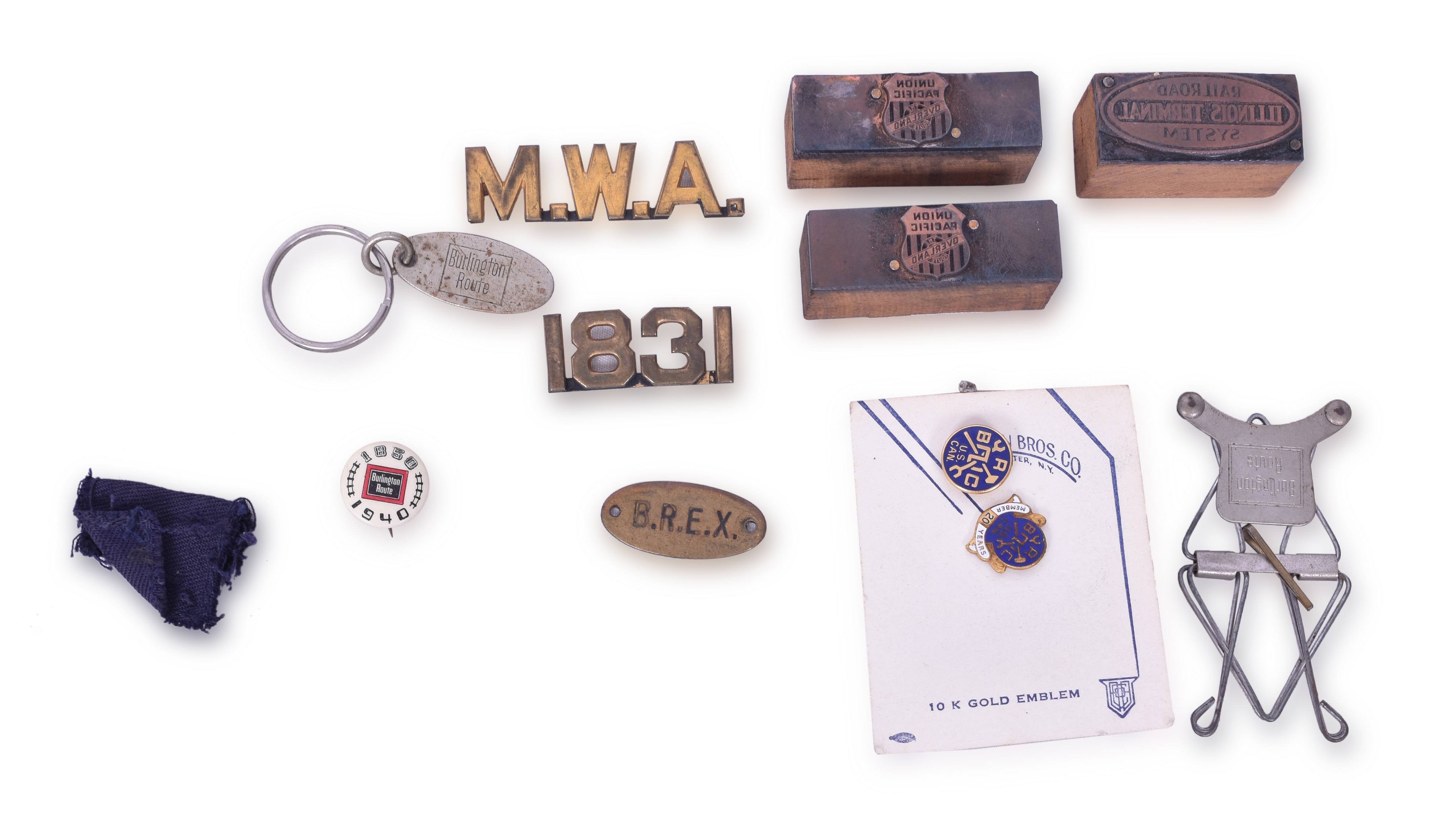 4413 - Railroad Smalls - CB&Q, Union Pacific, Illinois Traction System thumbnail