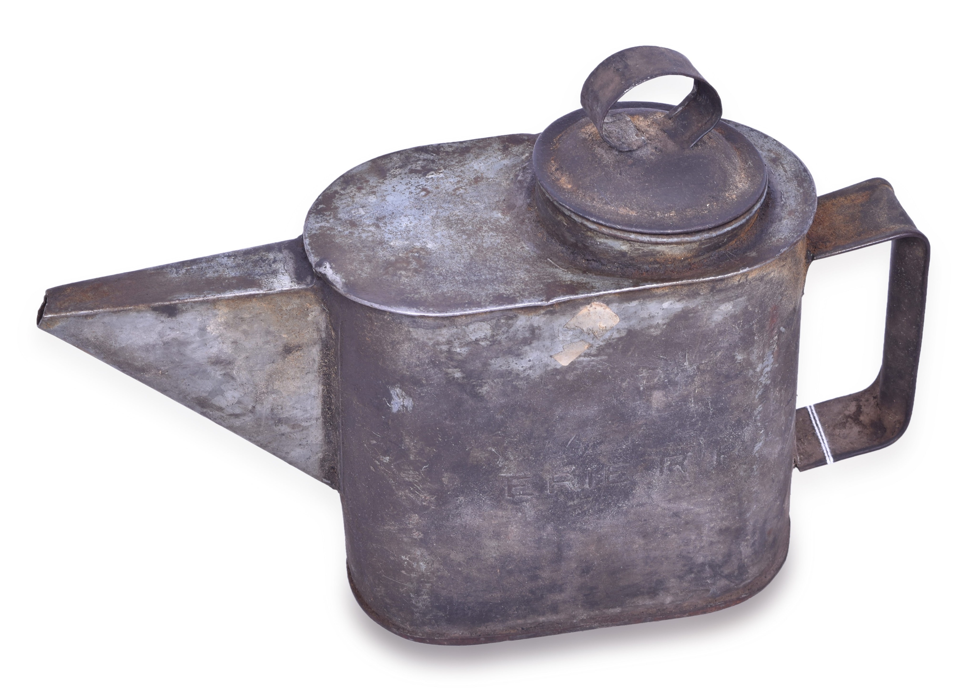 2 - Erie Railroad Marked Kerosene Canister thumbnail