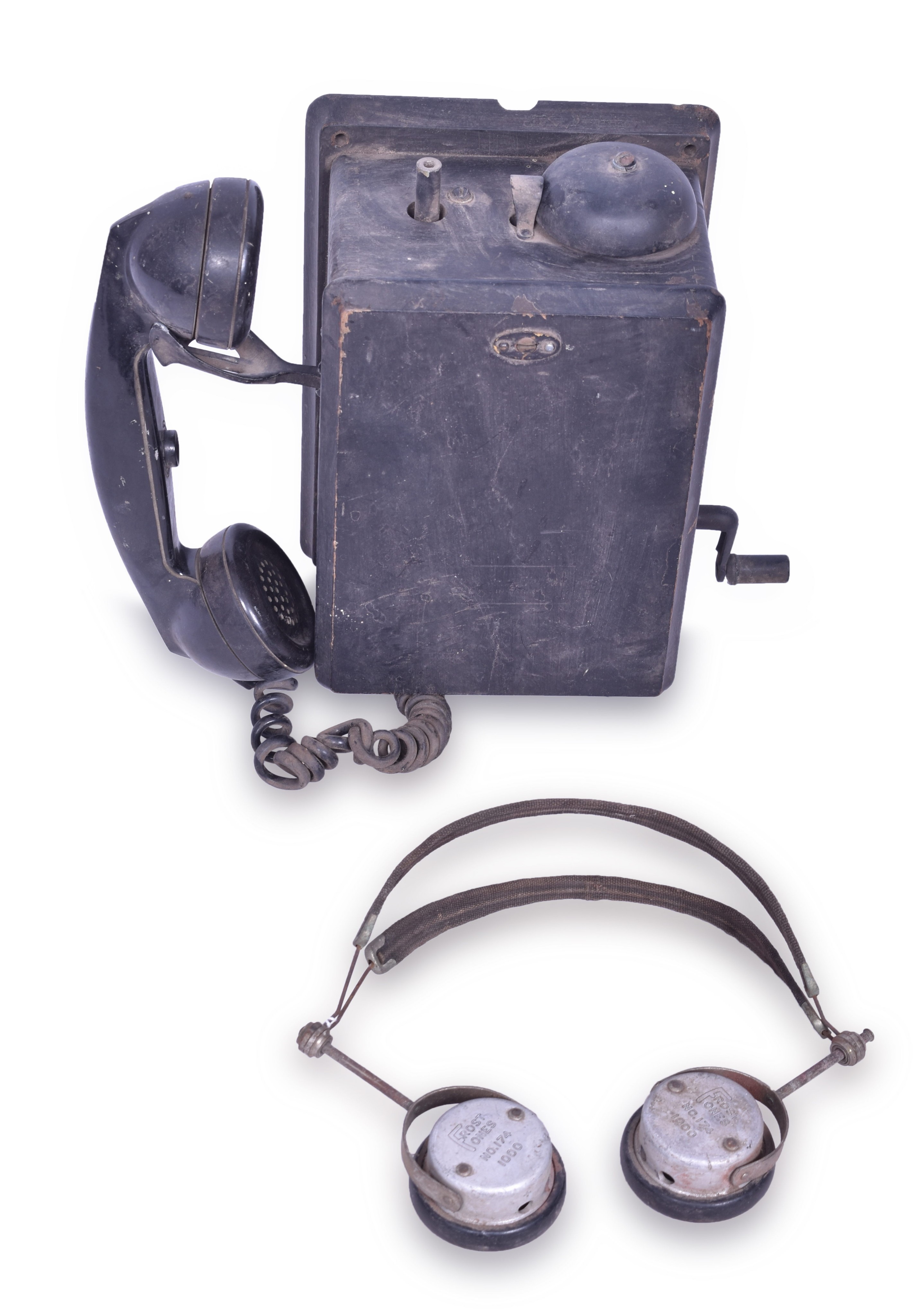 26 - Western Electric Wooden Crank Railroad Telephone thumbnail