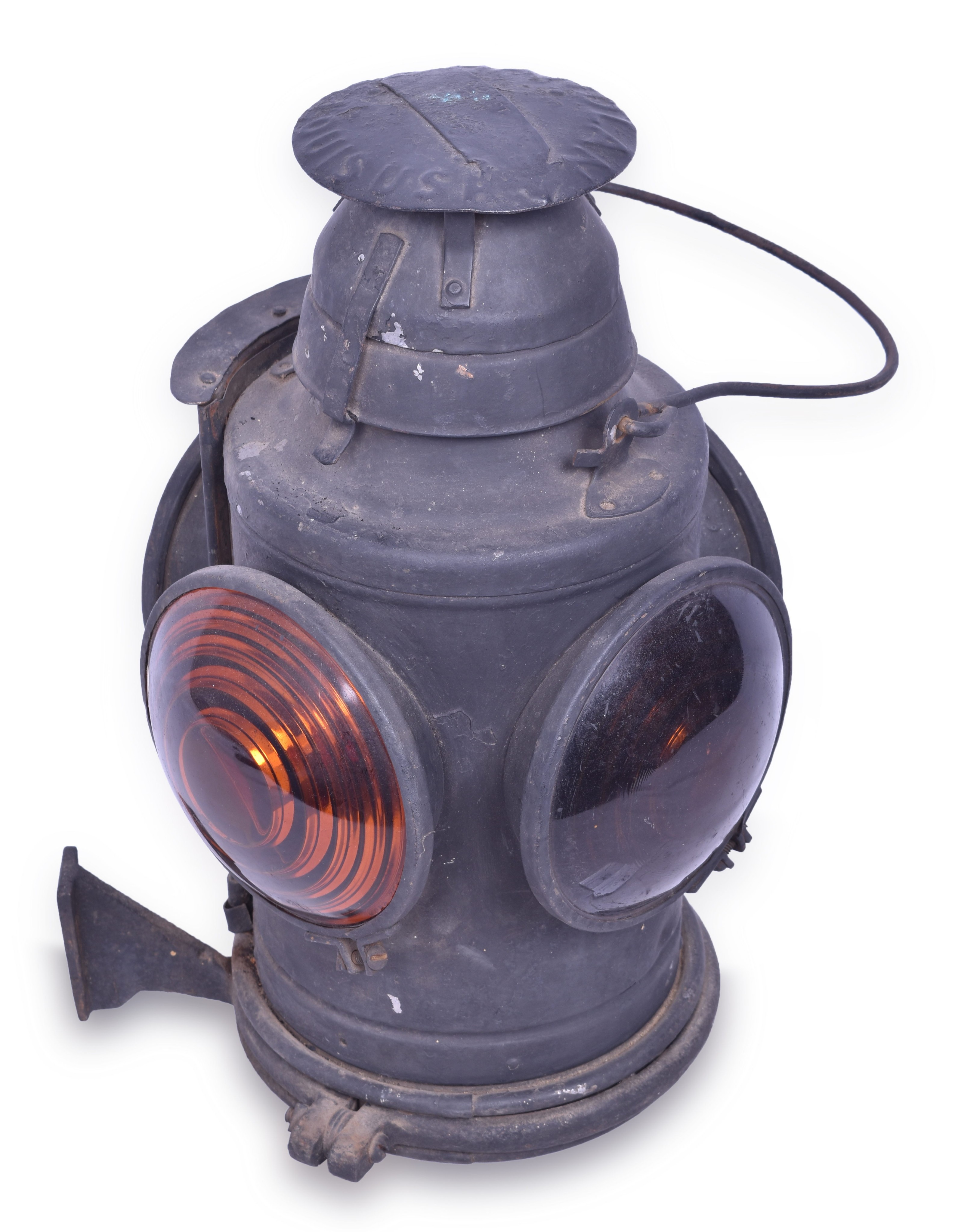 52 - Handlan Nickel Plate Railroad Caboose Marker Lamp - Cloverleaf District thumbnail