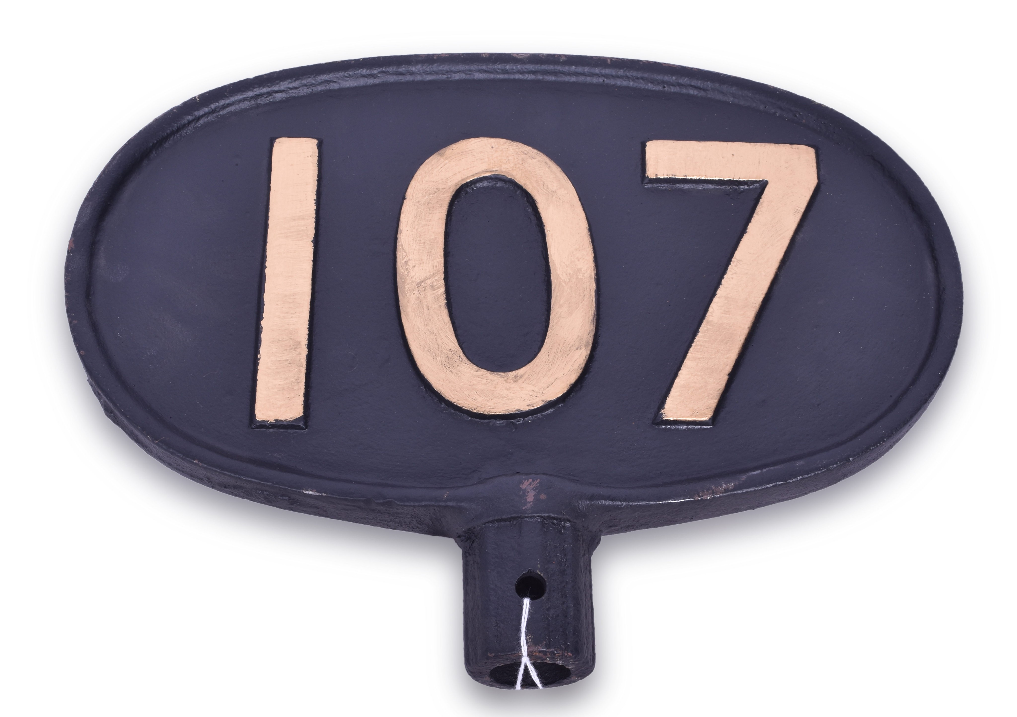 98 - Restored Cast Iron Railroad Mile Marker thumbnail