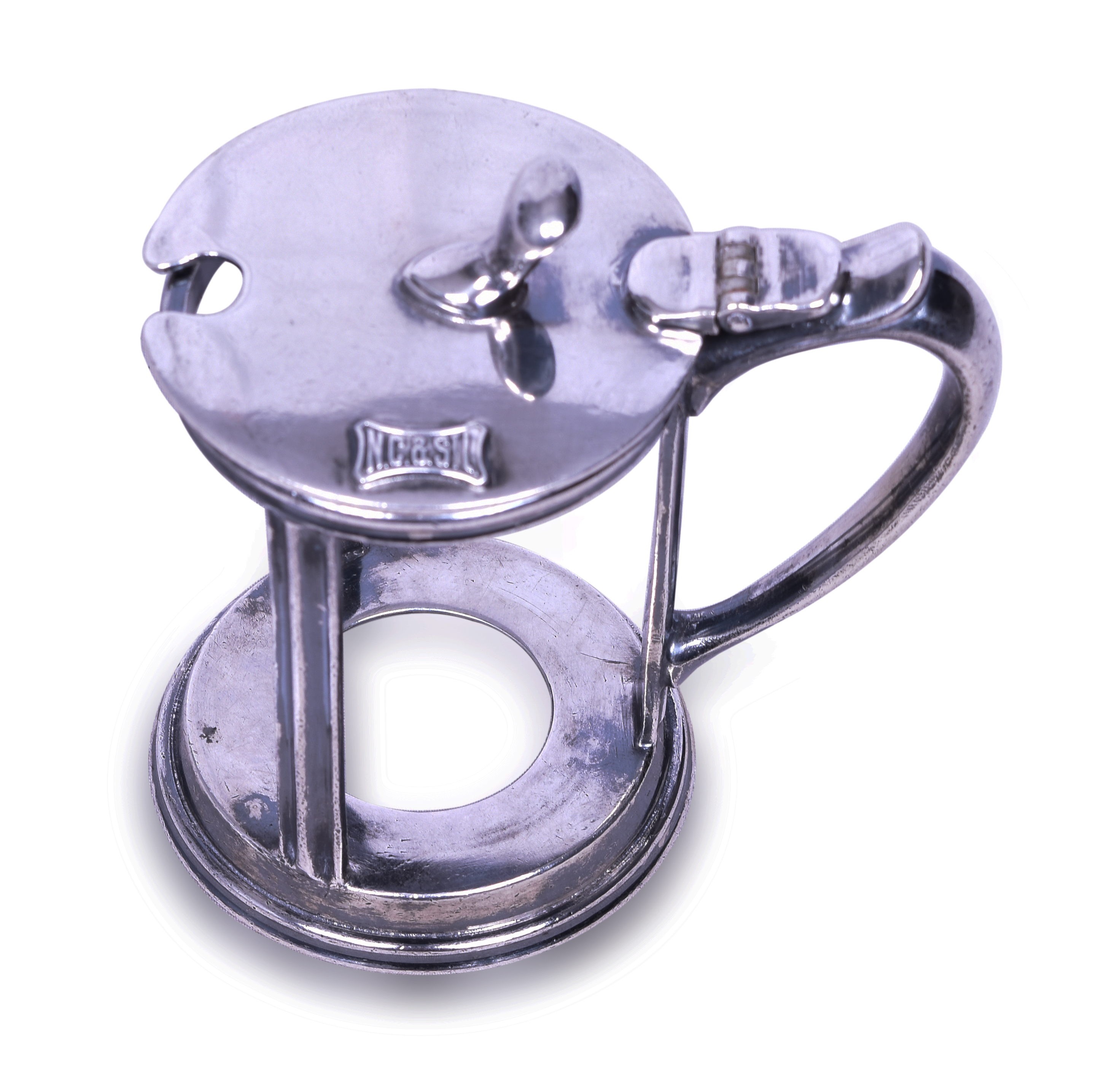 107 - Reed and Barton Silver Soldered Nashville Chattanooga & St. Louis Railway Mustard Pot thumbnail