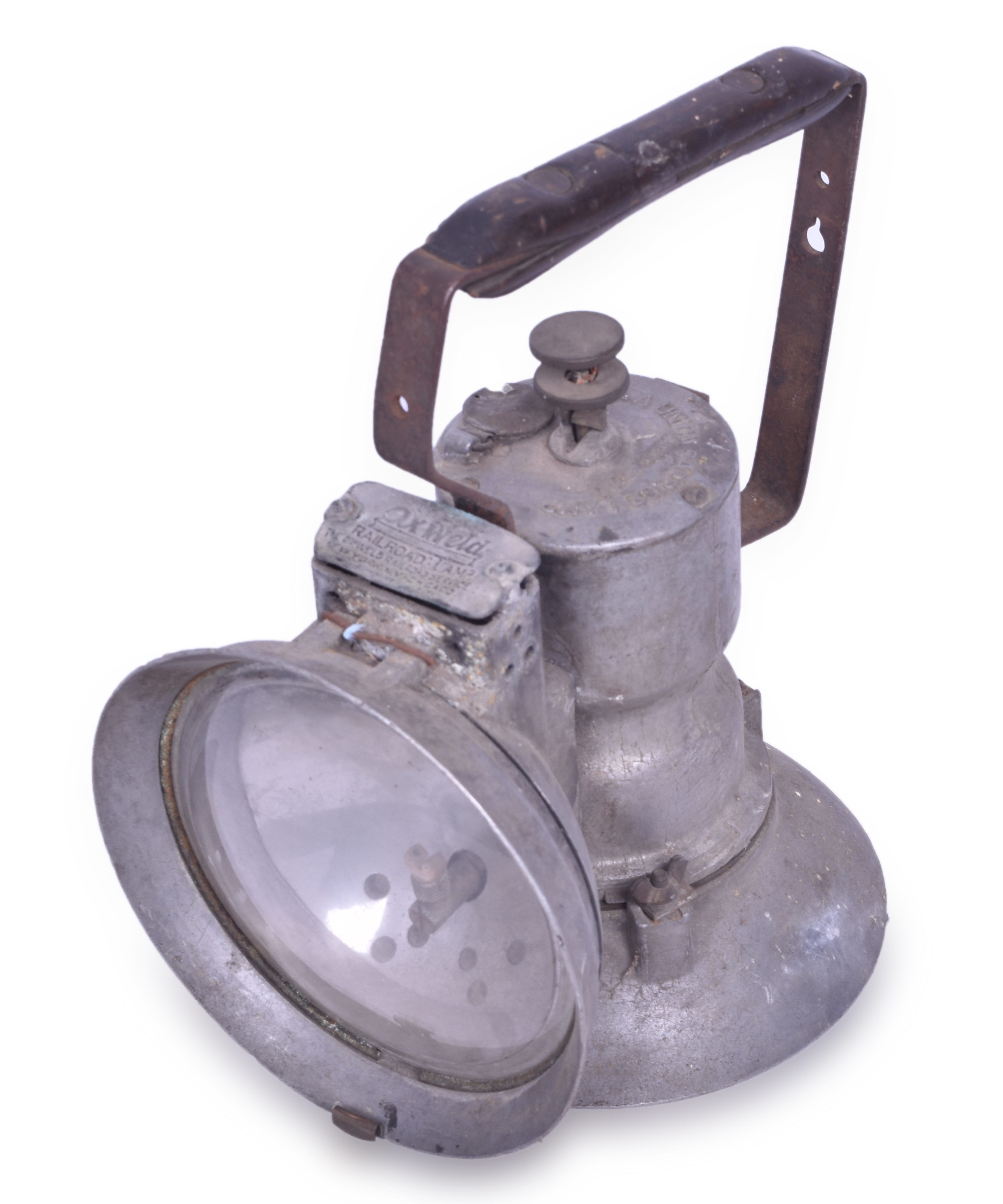 108 - Oxweld Model A Union Carbide Railroad Inspection Lamp thumbnail