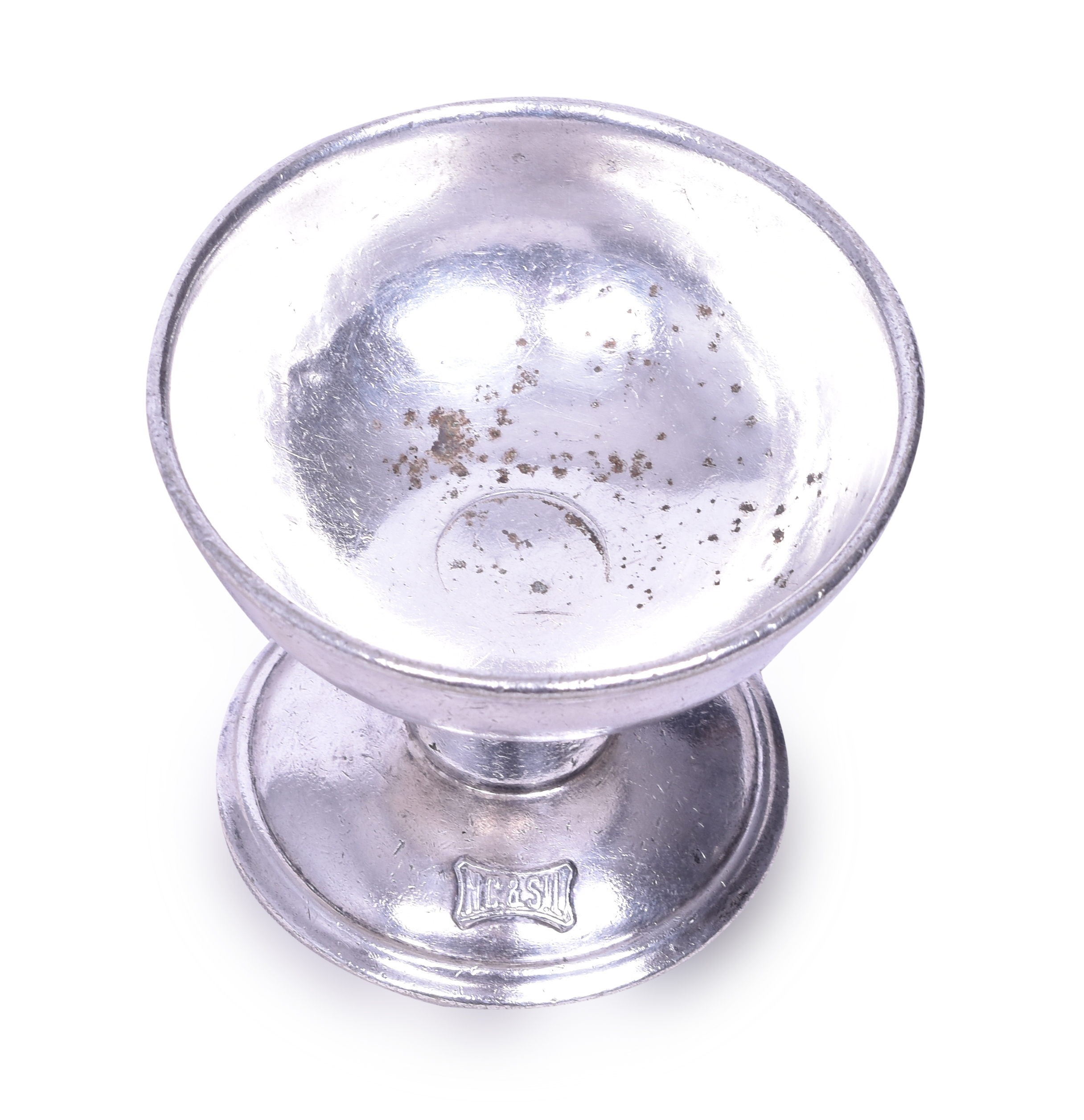 117 - Reed and Barton Silver Soldered Nashville Chattanooga & St. Louis Railway Ice Cream Dish thumbnail