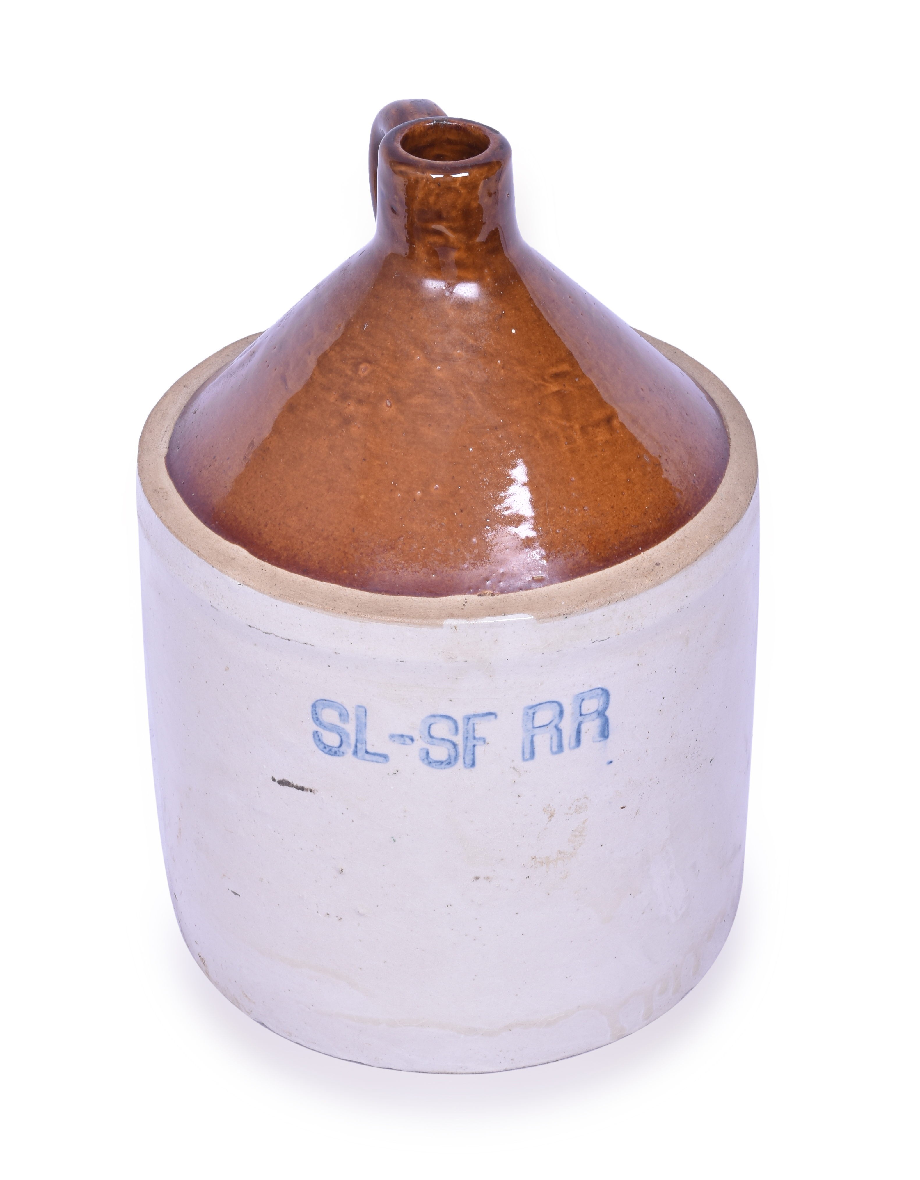 134 - Frisco Railroad Stoneware Jug thumbnail