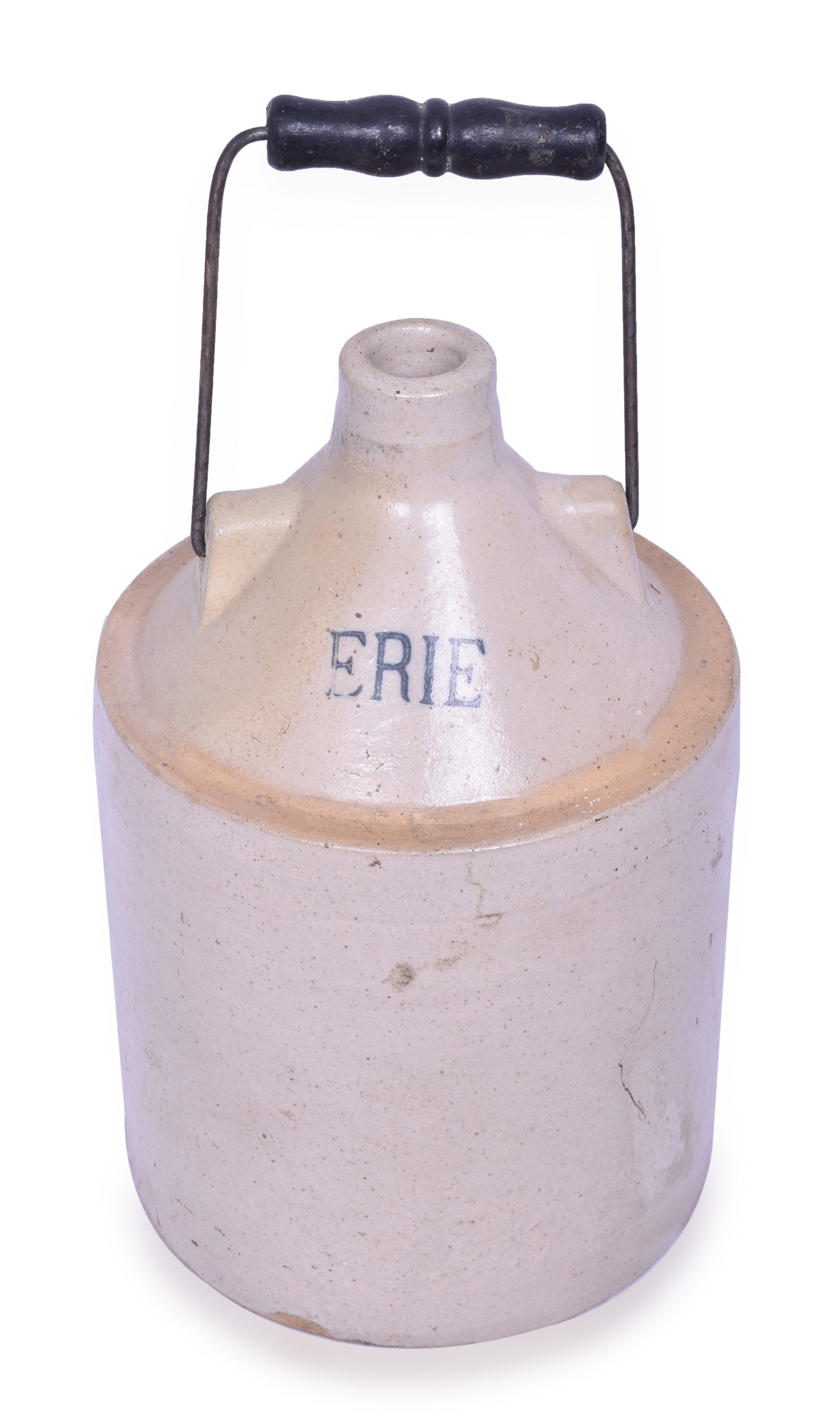 140 - Erie Railroad Crock Jug w/ Handle thumbnail