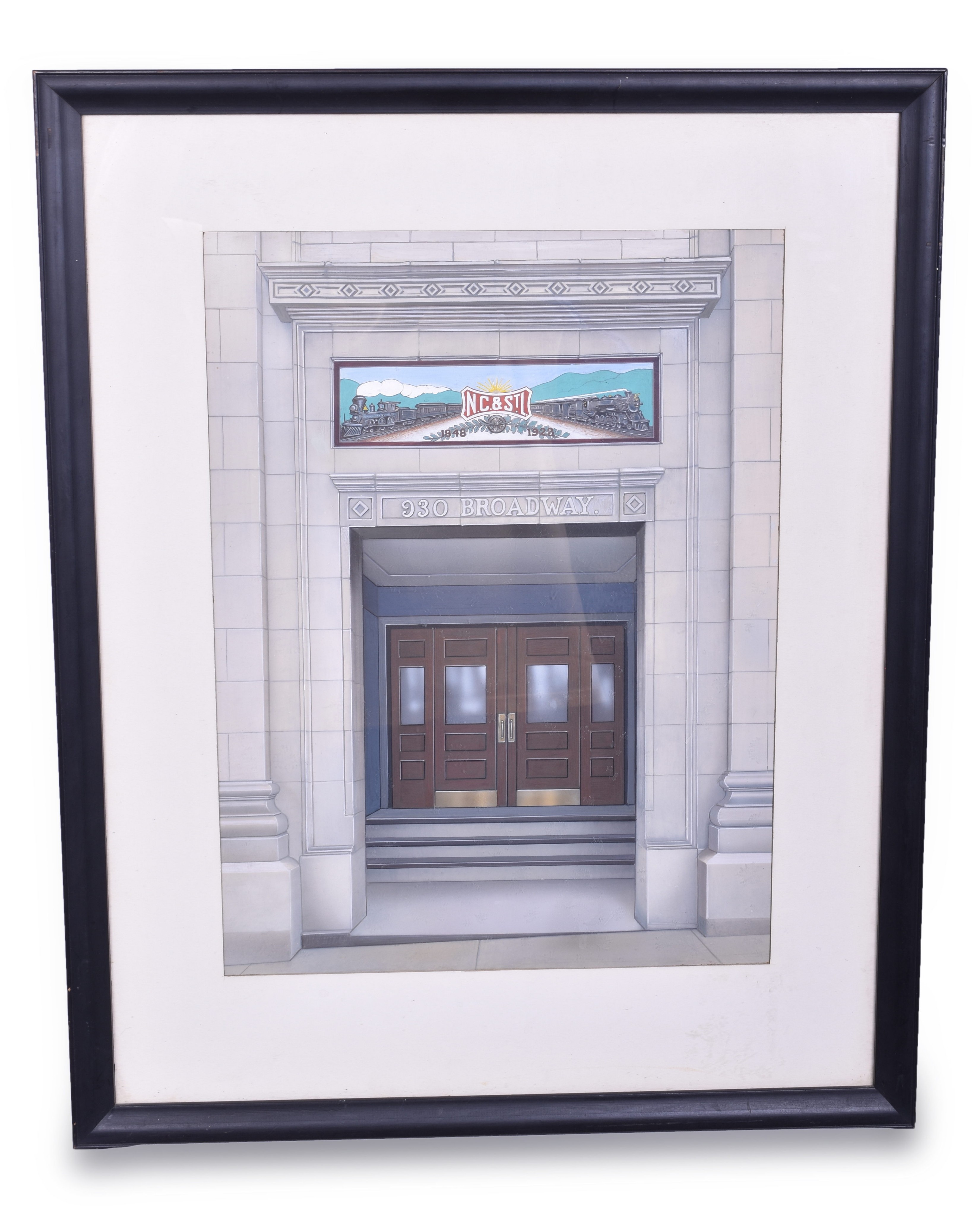 145 - Original Nashville Chattanooga & St. Louis Railway Building Painting thumbnail