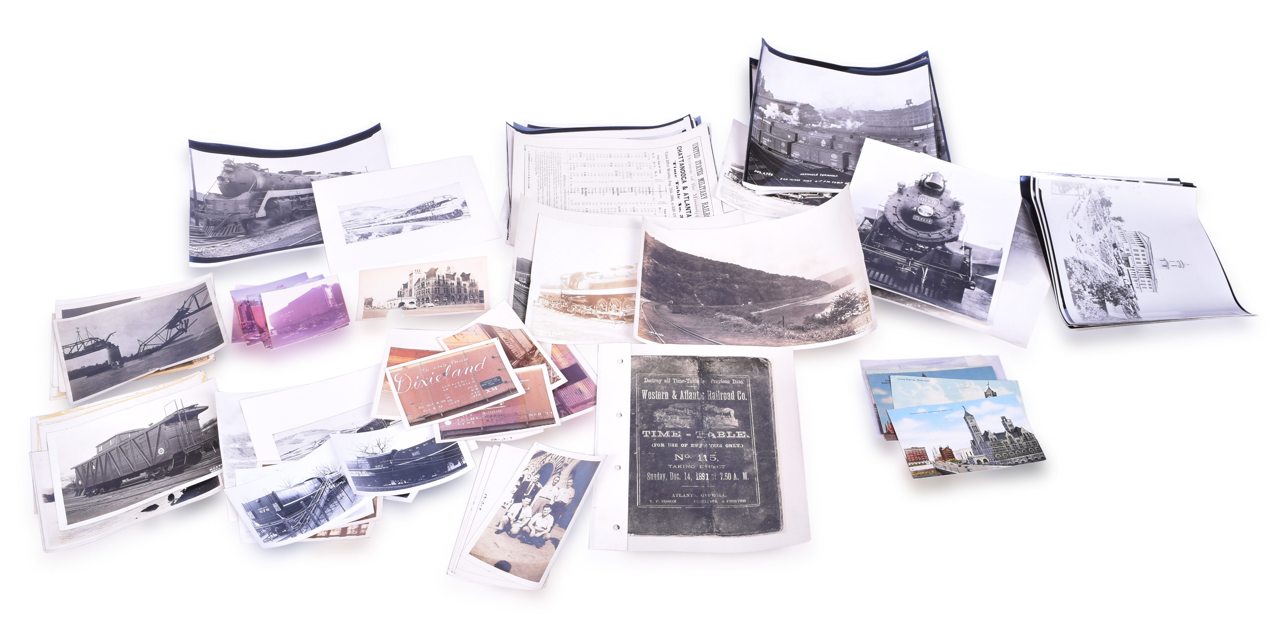 157 - 66 Nashville Chattanooga & St. Louis Railway Photographs and Post Cards thumbnail