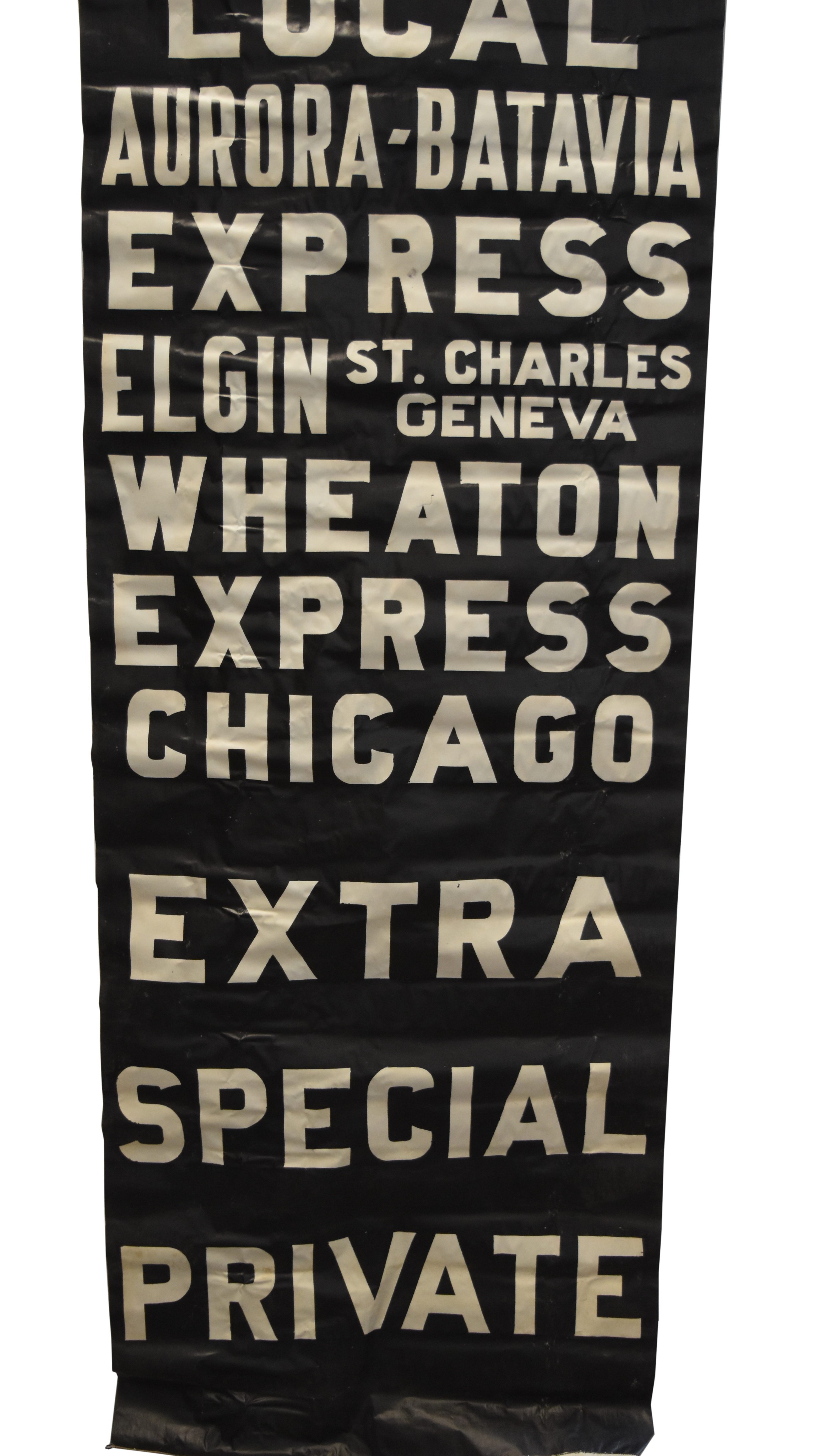 167 - Chicago, Aurora and Alton Interurban Destination Roll thumbnail