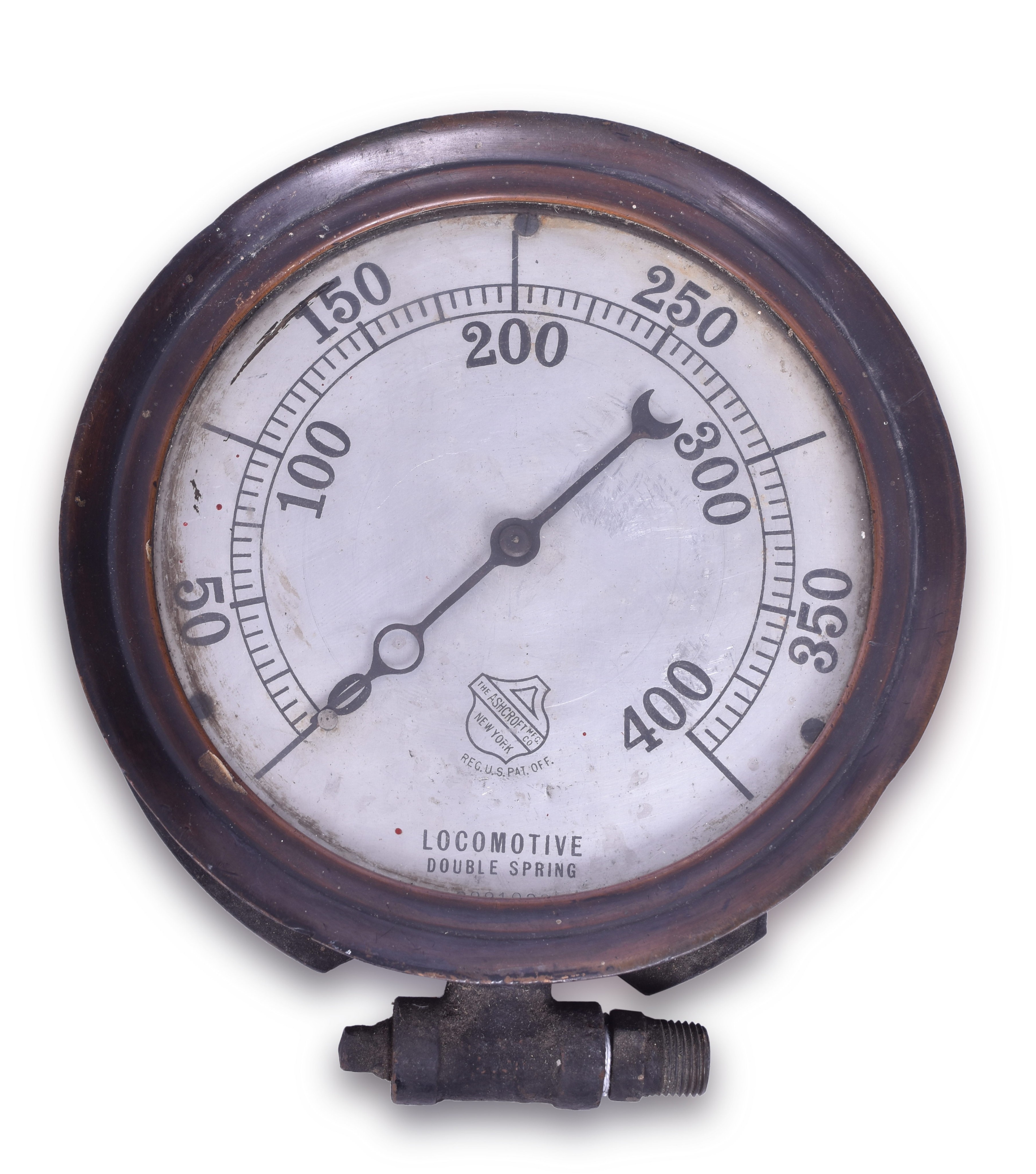 173 - Ashcroft Steam Locomotive Boiler Pressure Gauge thumbnail