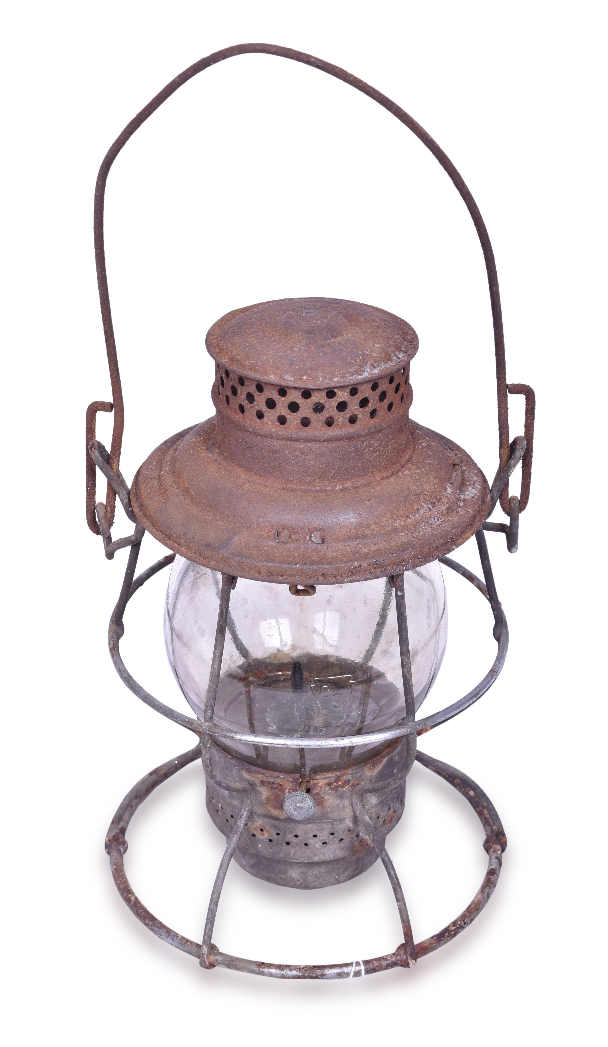 185 - Adams & Westlake / Adlake Reliable Pennsylvania System Lantern w/ Clear Globe thumbnail