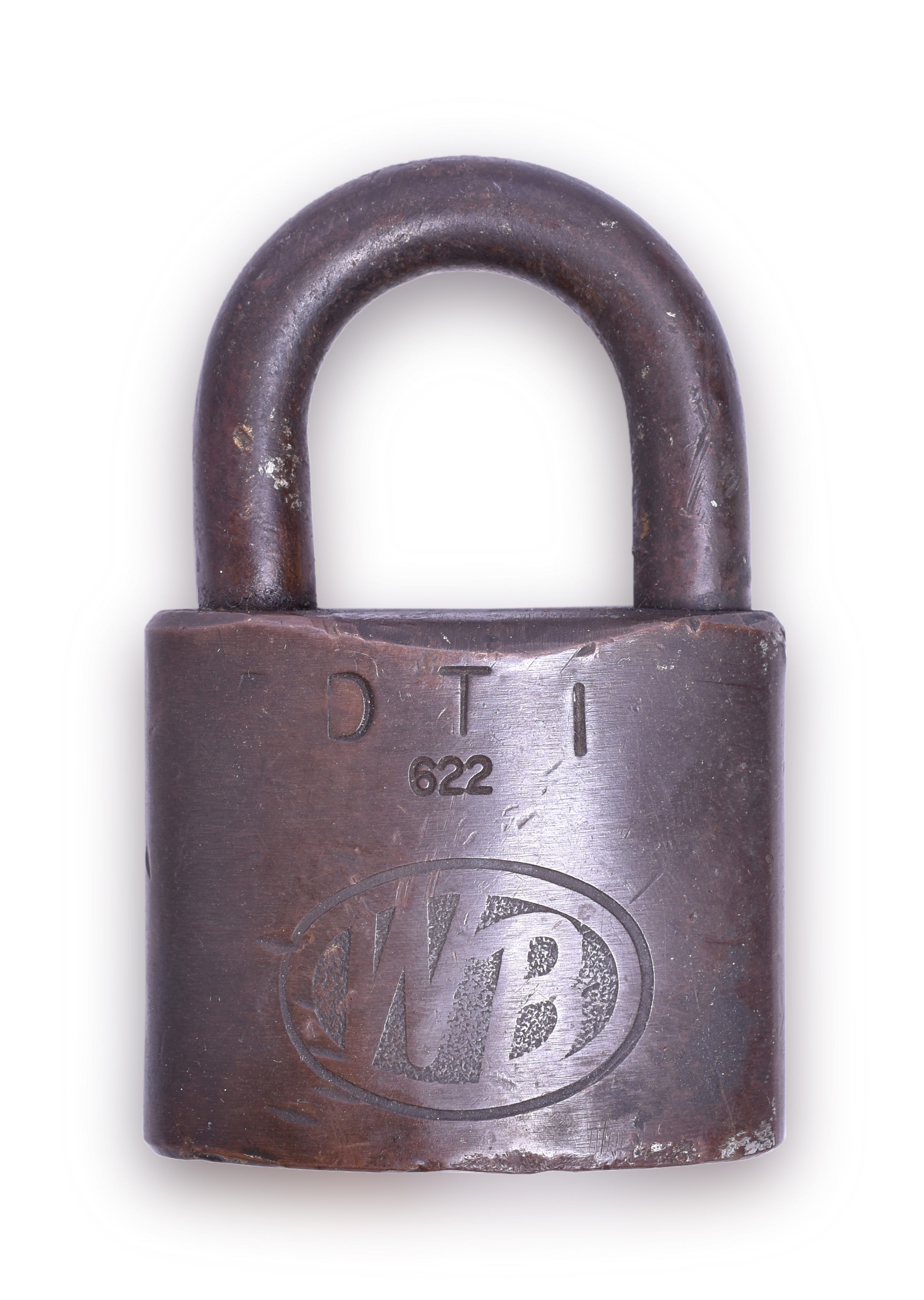 196 - Detroit Toledo & Ironton Wilson Bohannon Brass Lock thumbnail