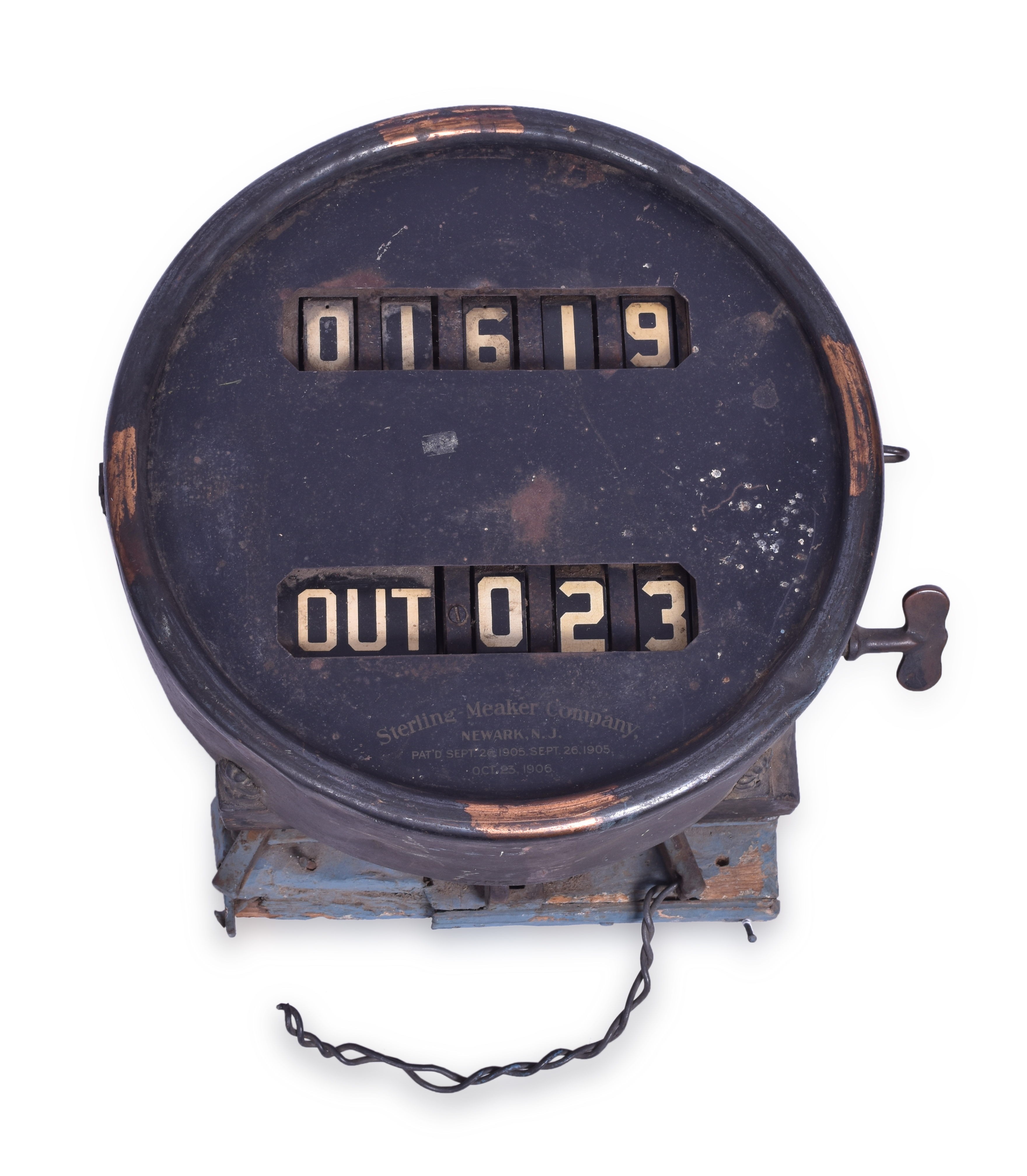 202 - Sterling Meaker Trolley / Bus Fare Register - 1906 Patent Date thumbnail