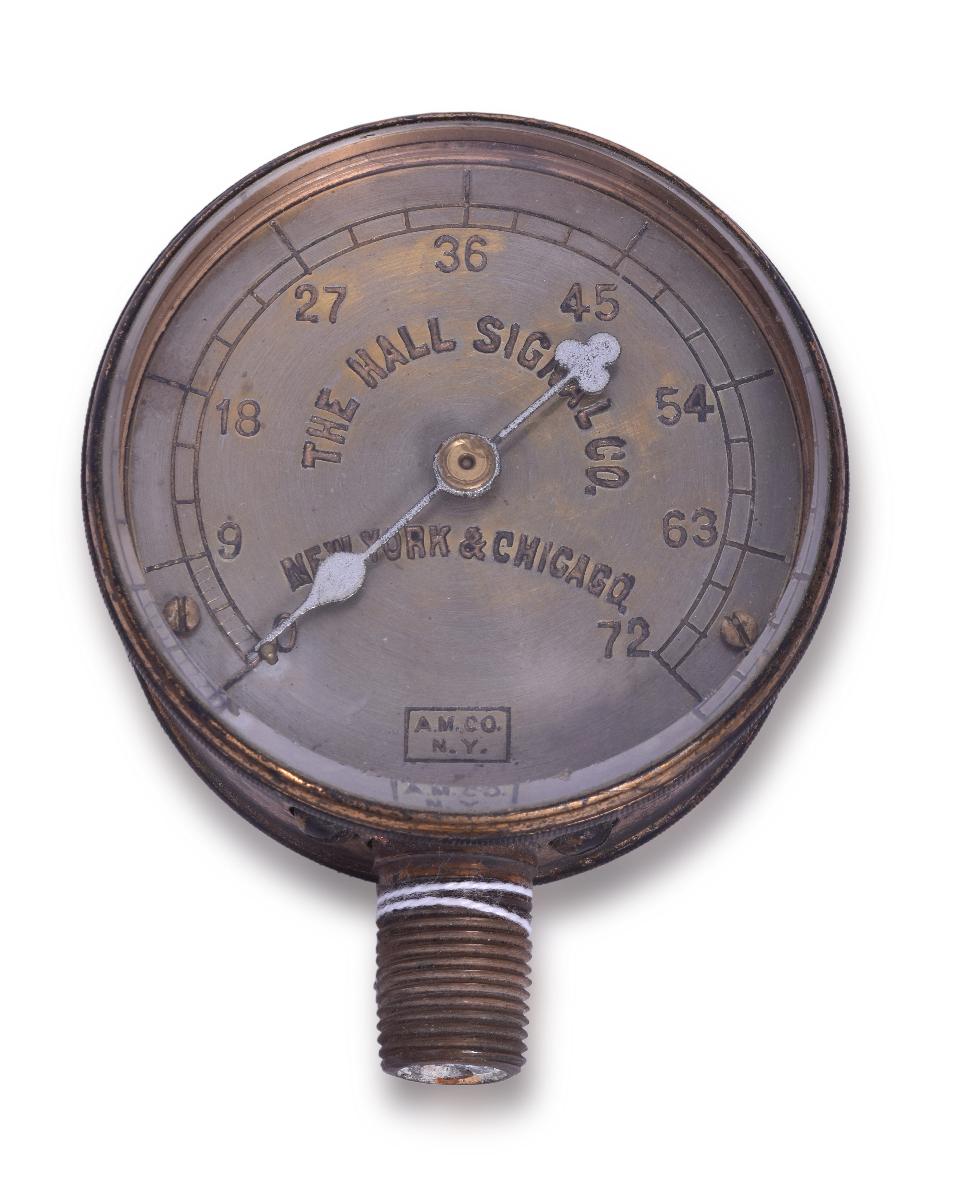 216 - Hall Signal Company Pneumatic Gauge thumbnail
