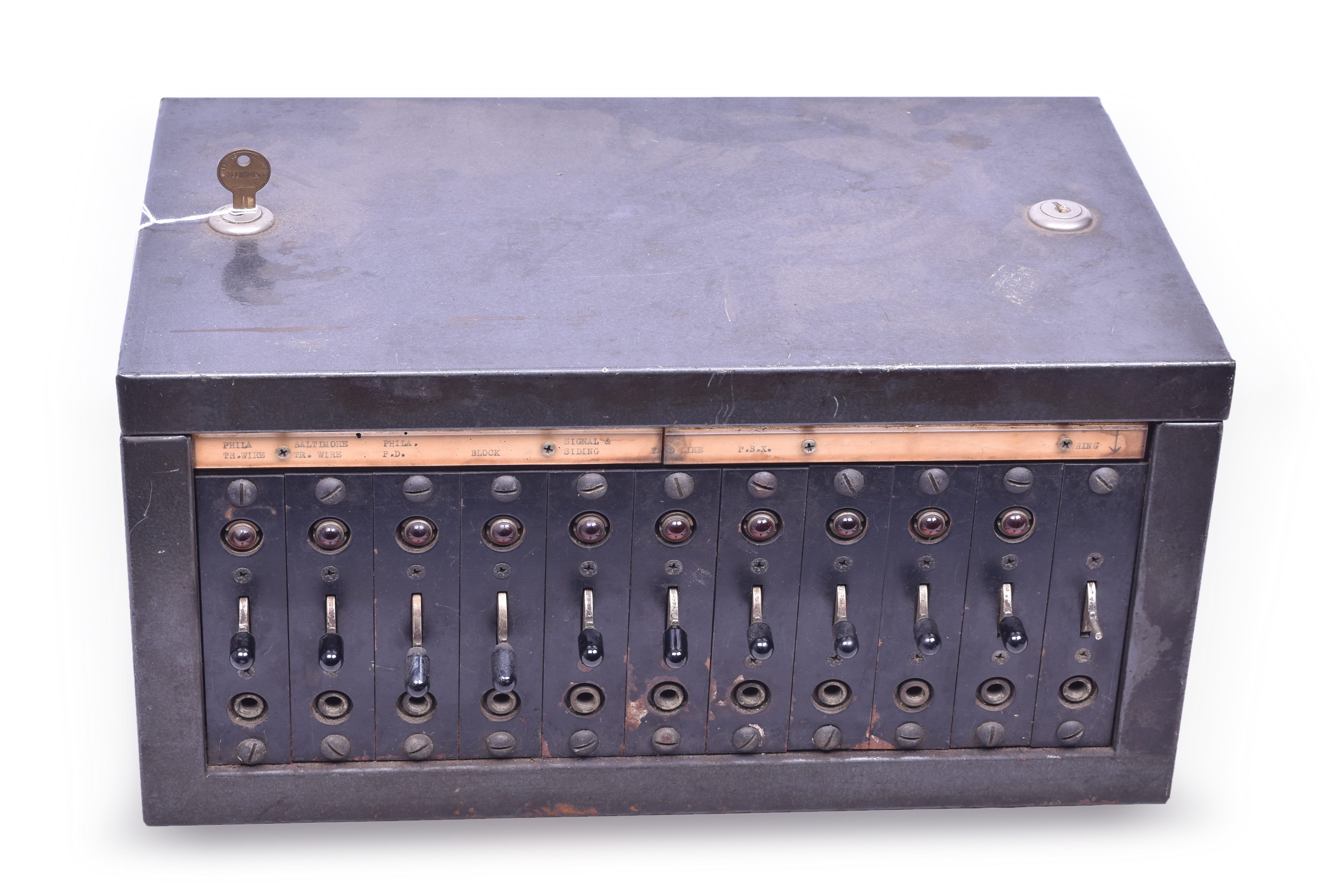 222 - Pennsylvania? Railroad PBX Phone Line Selector Box thumbnail