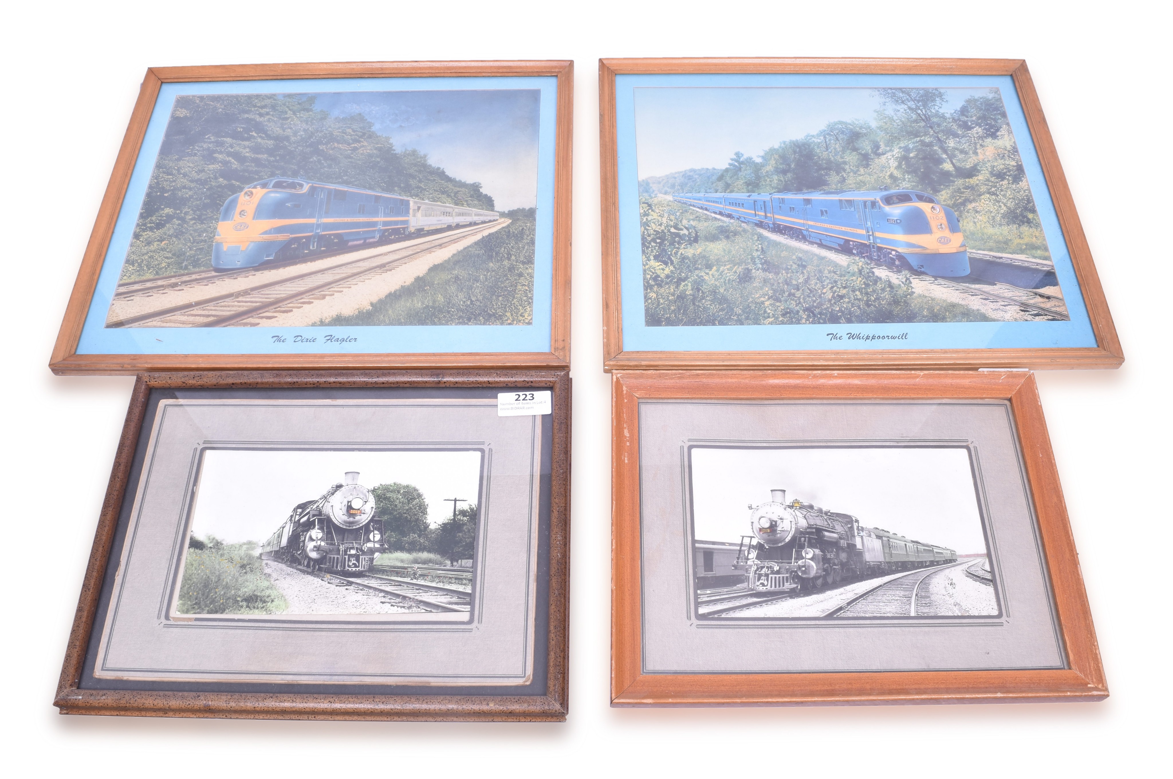 223 - Four Chicago and Eastern Illinois Railroad Advertising Prints and Photographs thumbnail