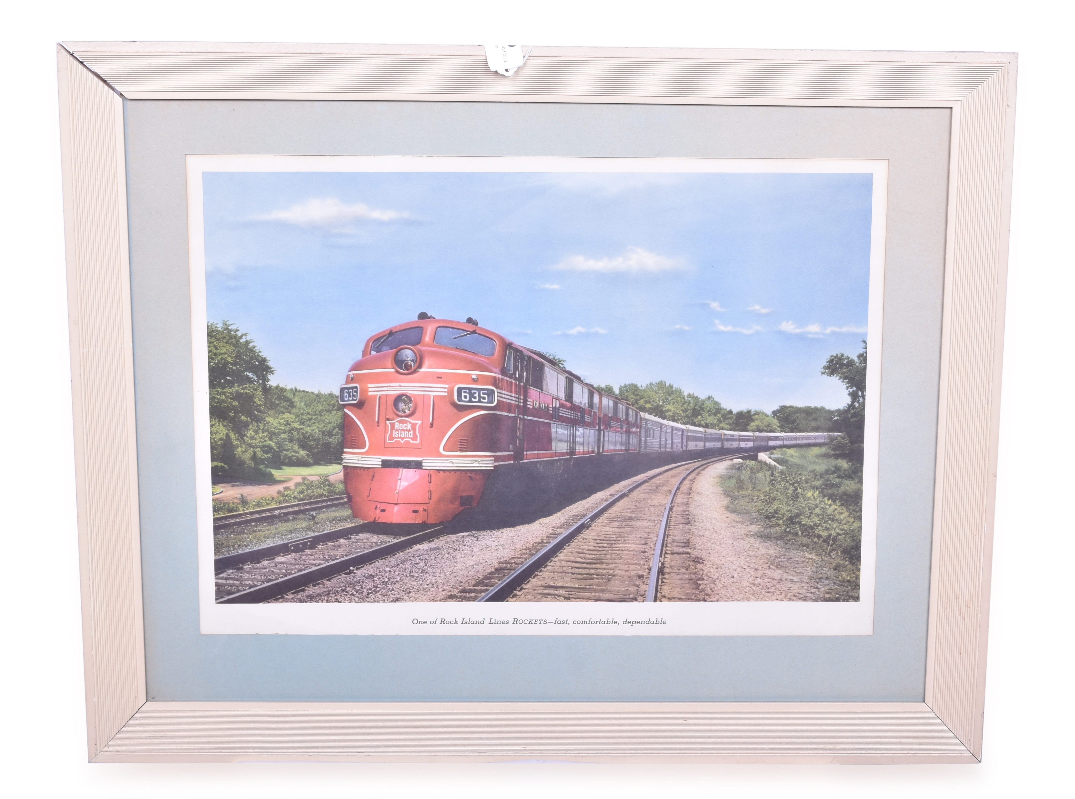 249 - Rock Island Railroad - The Rocket - Advertising Print thumbnail