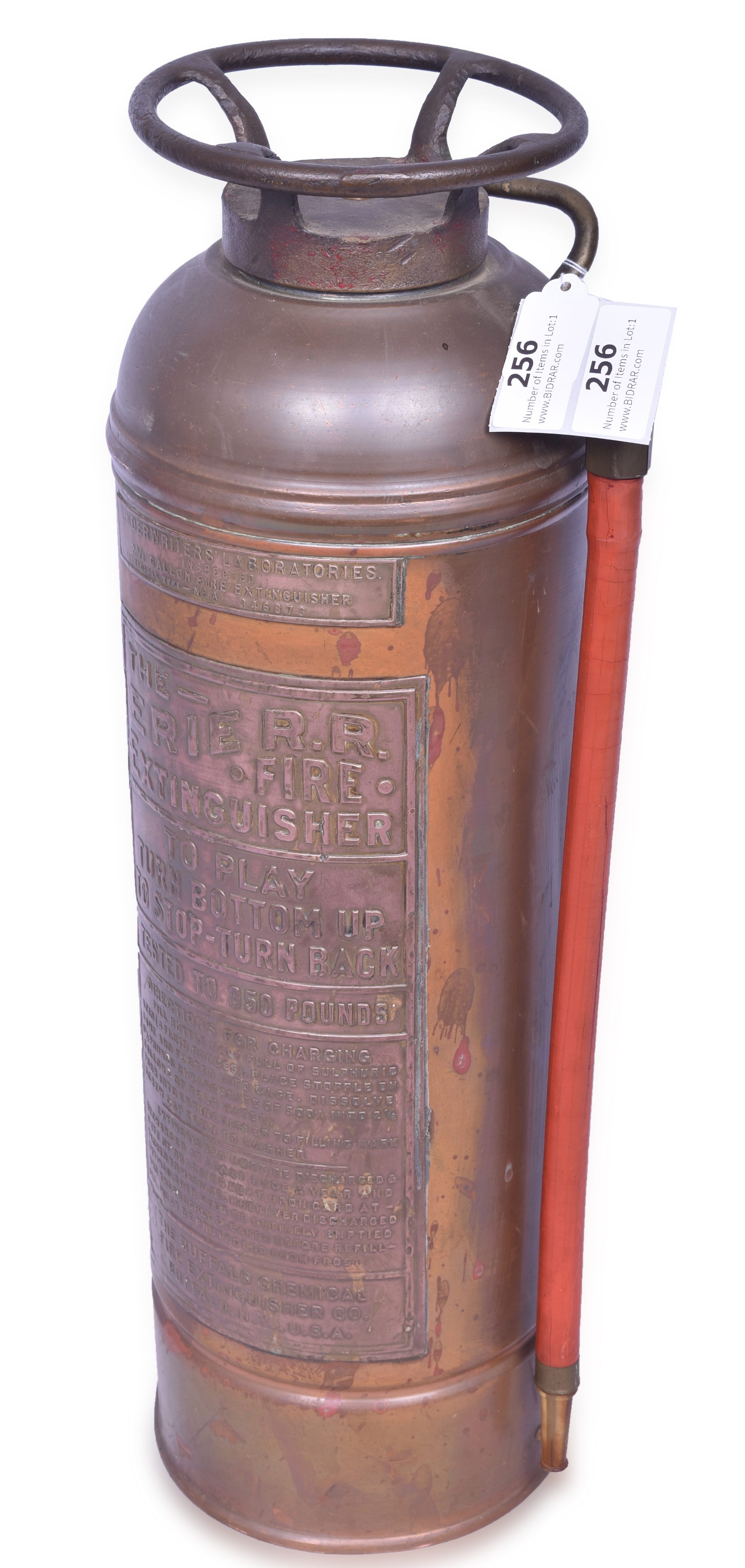 256 - Erie Railroad Buffalo Chemical Fire Extinguisher thumbnail