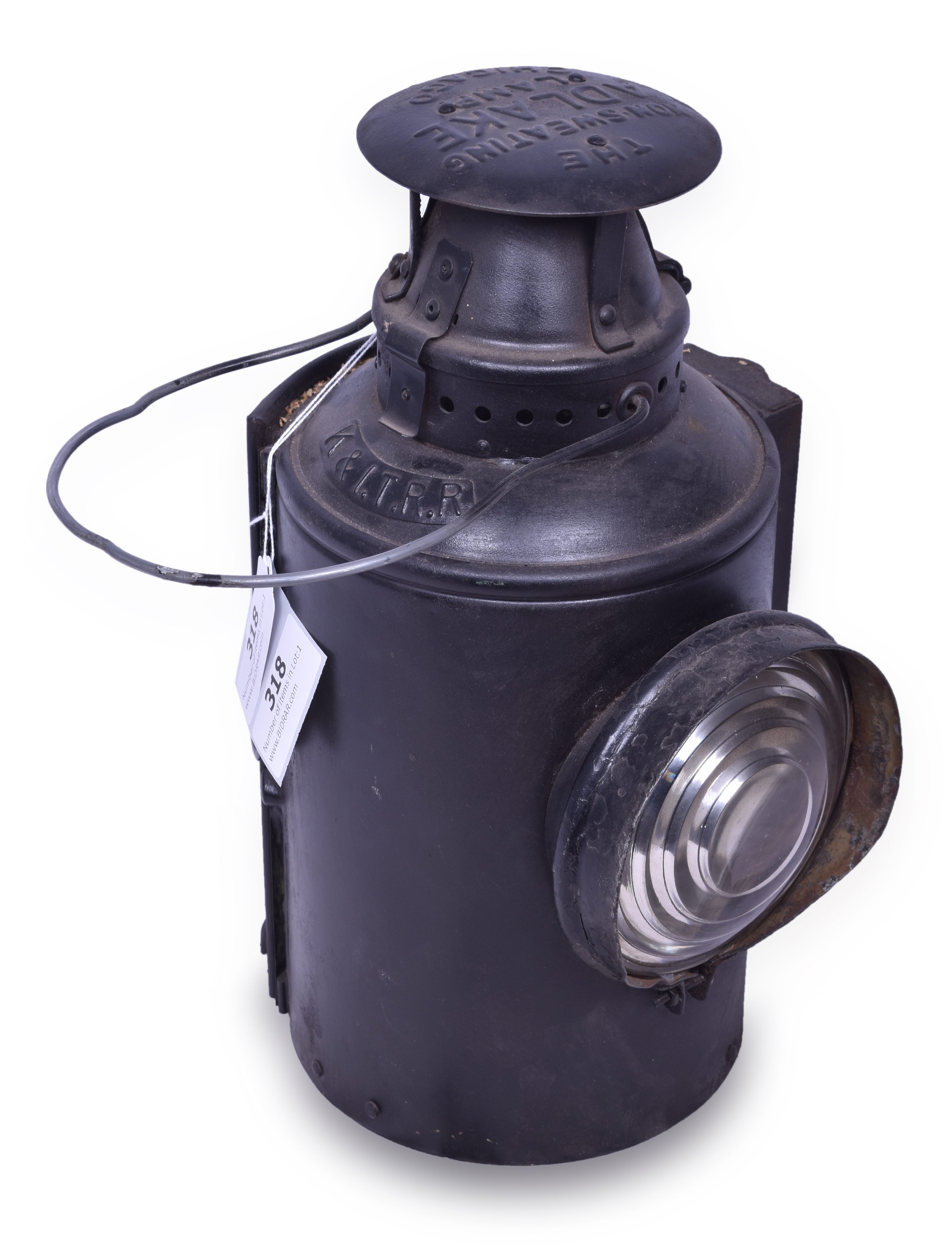 318 - Kentucky and Indiana Terminal Railroad Adlake Semaphore Lamp thumbnail