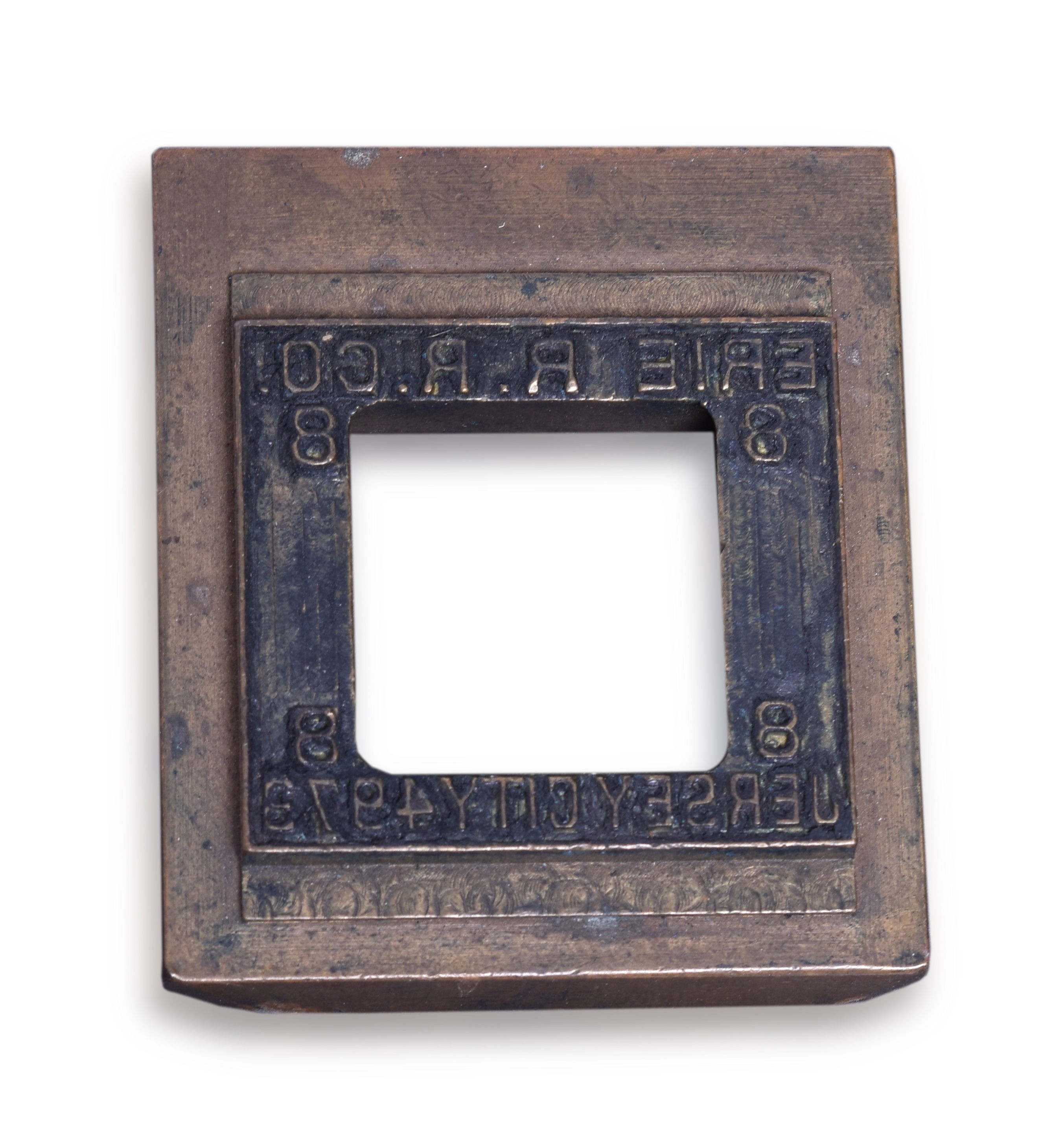 324 - Erie Railroad Jersey City Ticket Dater Die thumbnail