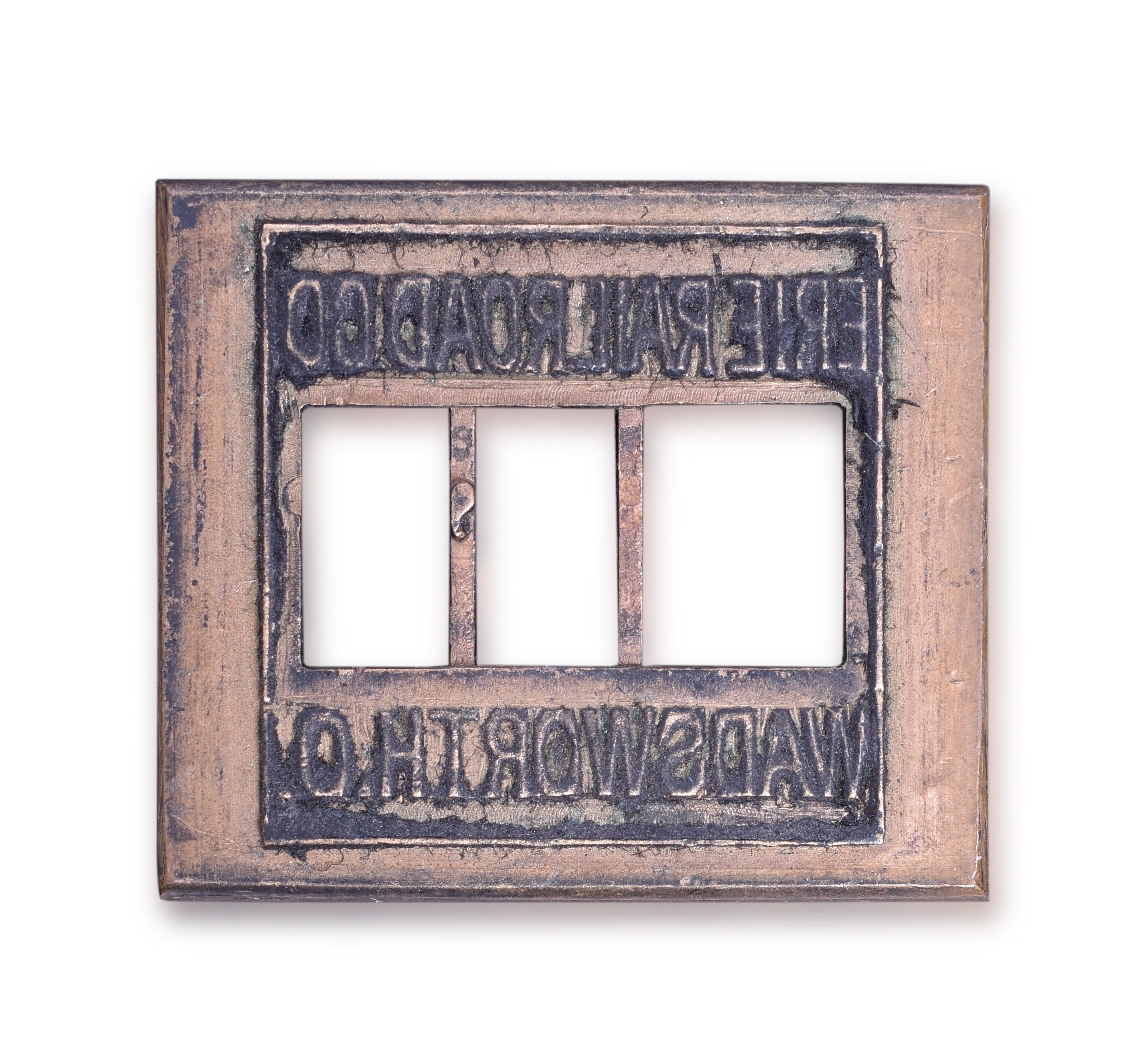 336 - Erie Railroad Wadsworth Ohio Ticket Dater Die thumbnail