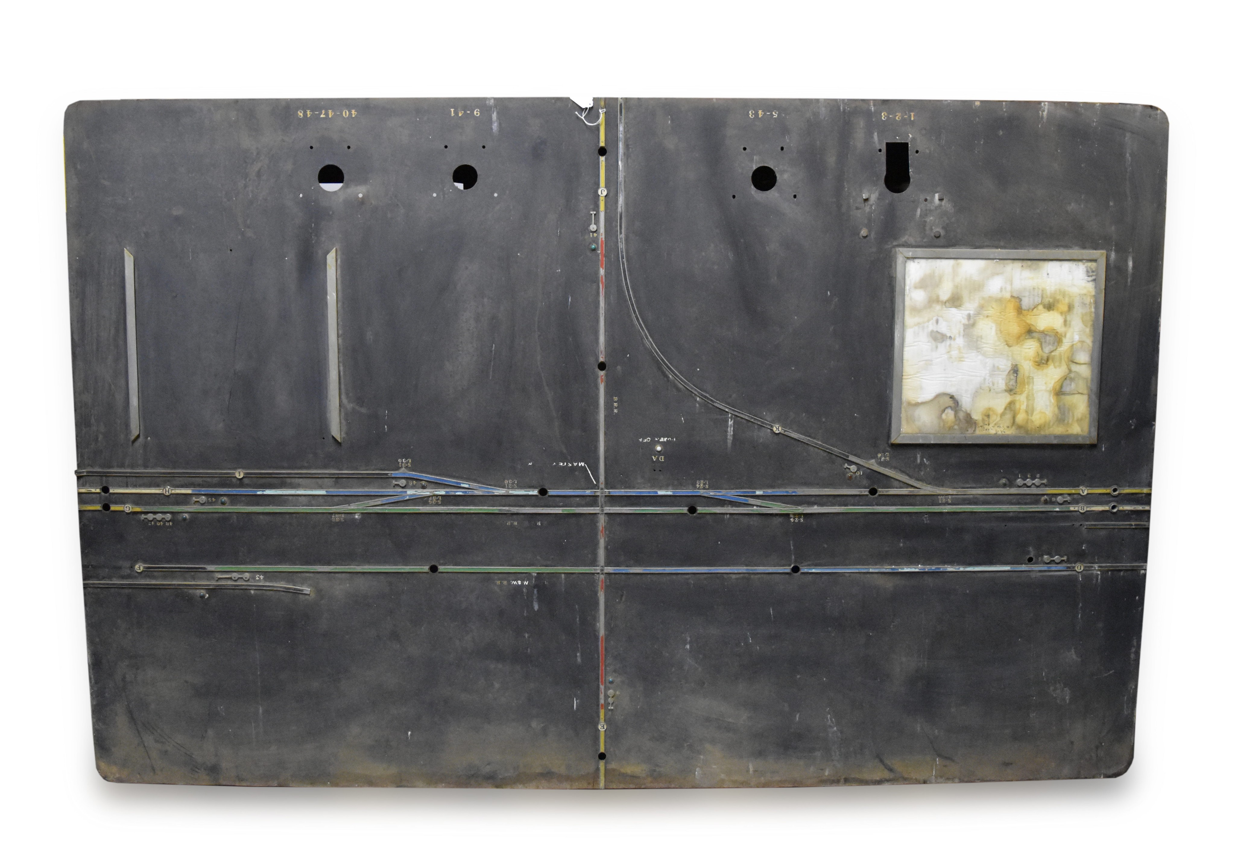 346 - DA Tower - Decatur Indiana - Nickel Plate, Erie & Pennsylvania Railroad Tower Model / Interlocking Board thumbnail