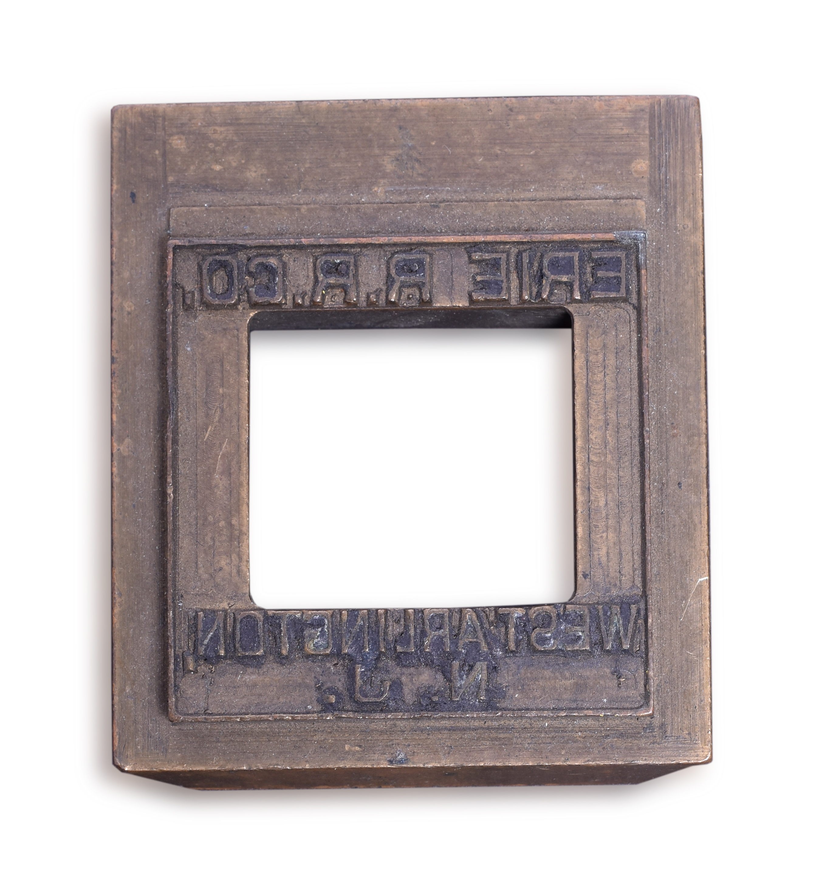 352 - Erie Railroad West Arlington New Jersey Ticket Dater Die thumbnail