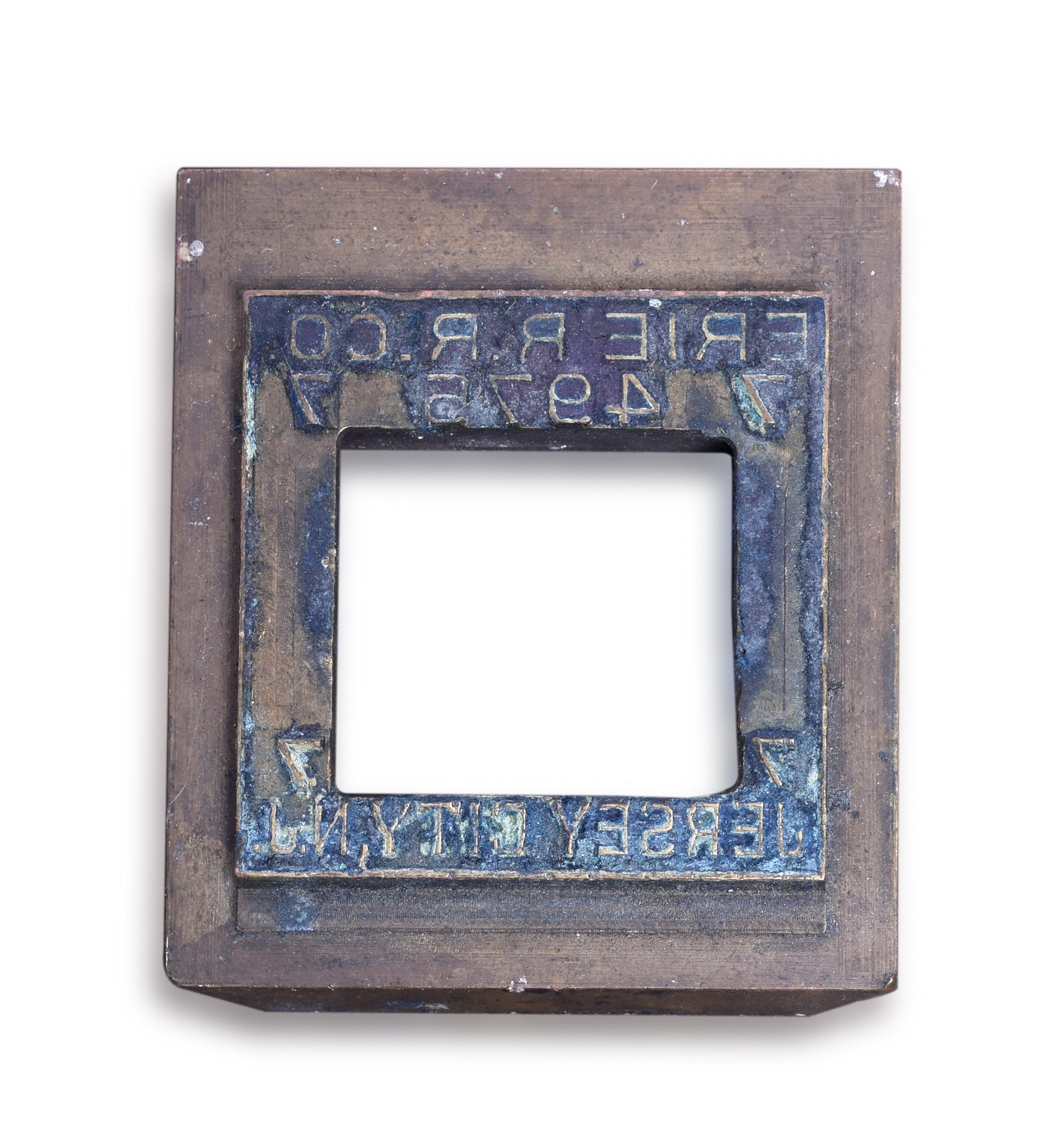 360 - Erie Railroad Jersey City Ticket Dater Die thumbnail