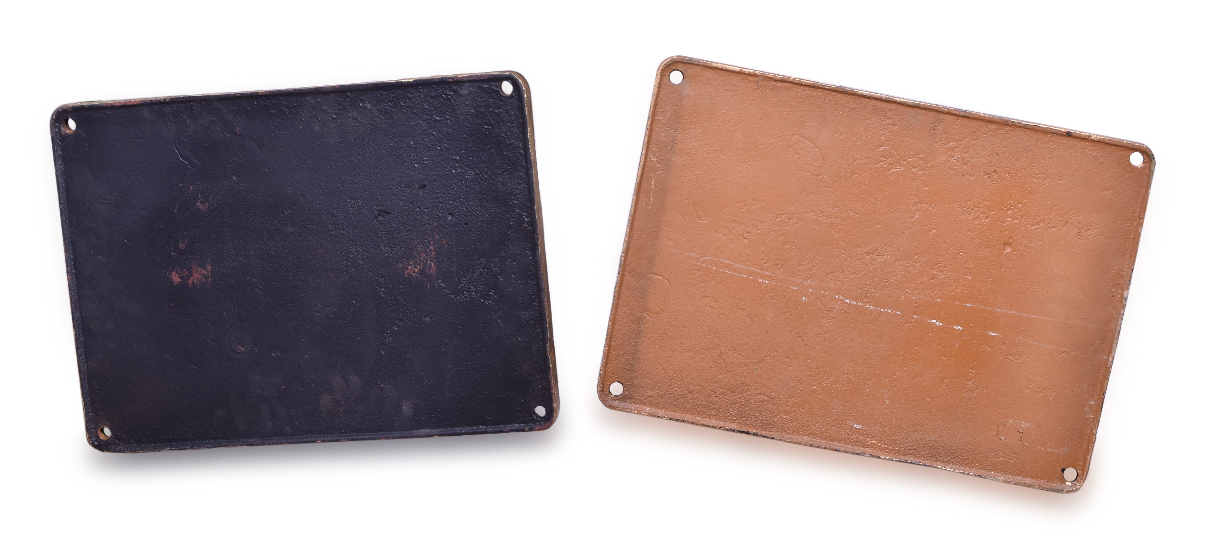 374 - Pair of Restored 1910 King Bridge Company Bridge Builder Plates thumbnail