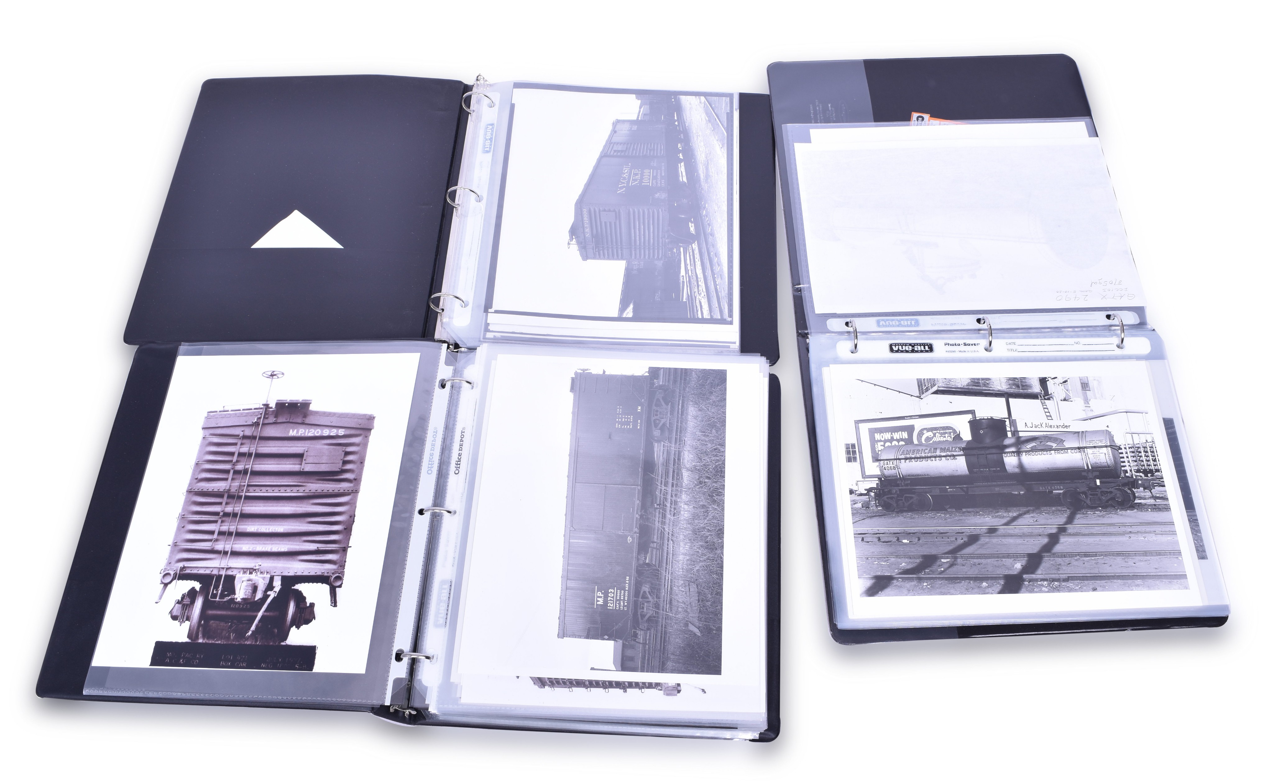 377 - Approximately 150 Railroad Freight Car Photographs - GATX Tank Cars, Missouri Pacific Railroad, Nickel Plate Railroad thumbnail