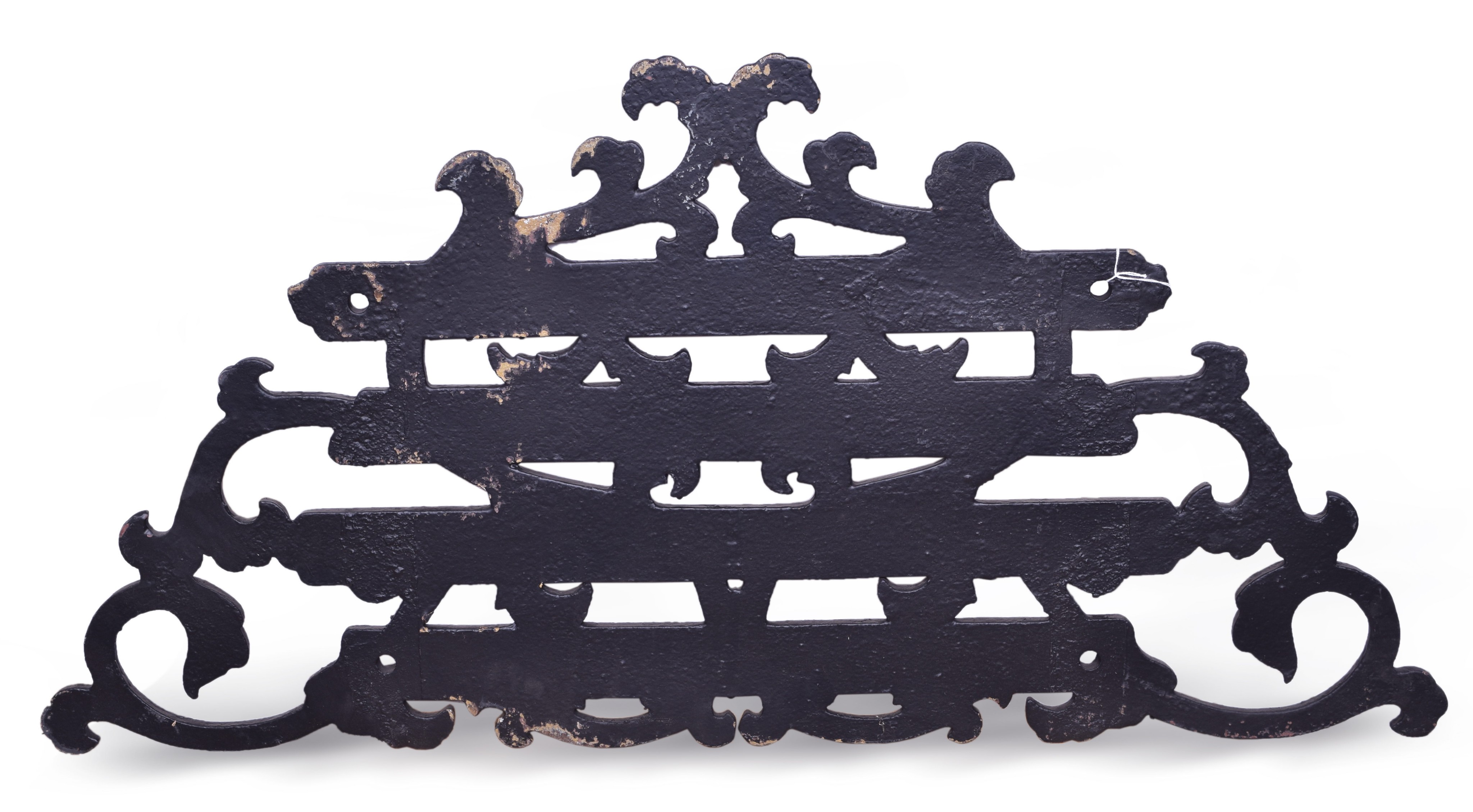 380 - Cast Iron Decorative Bridge Builders Plate thumbnail