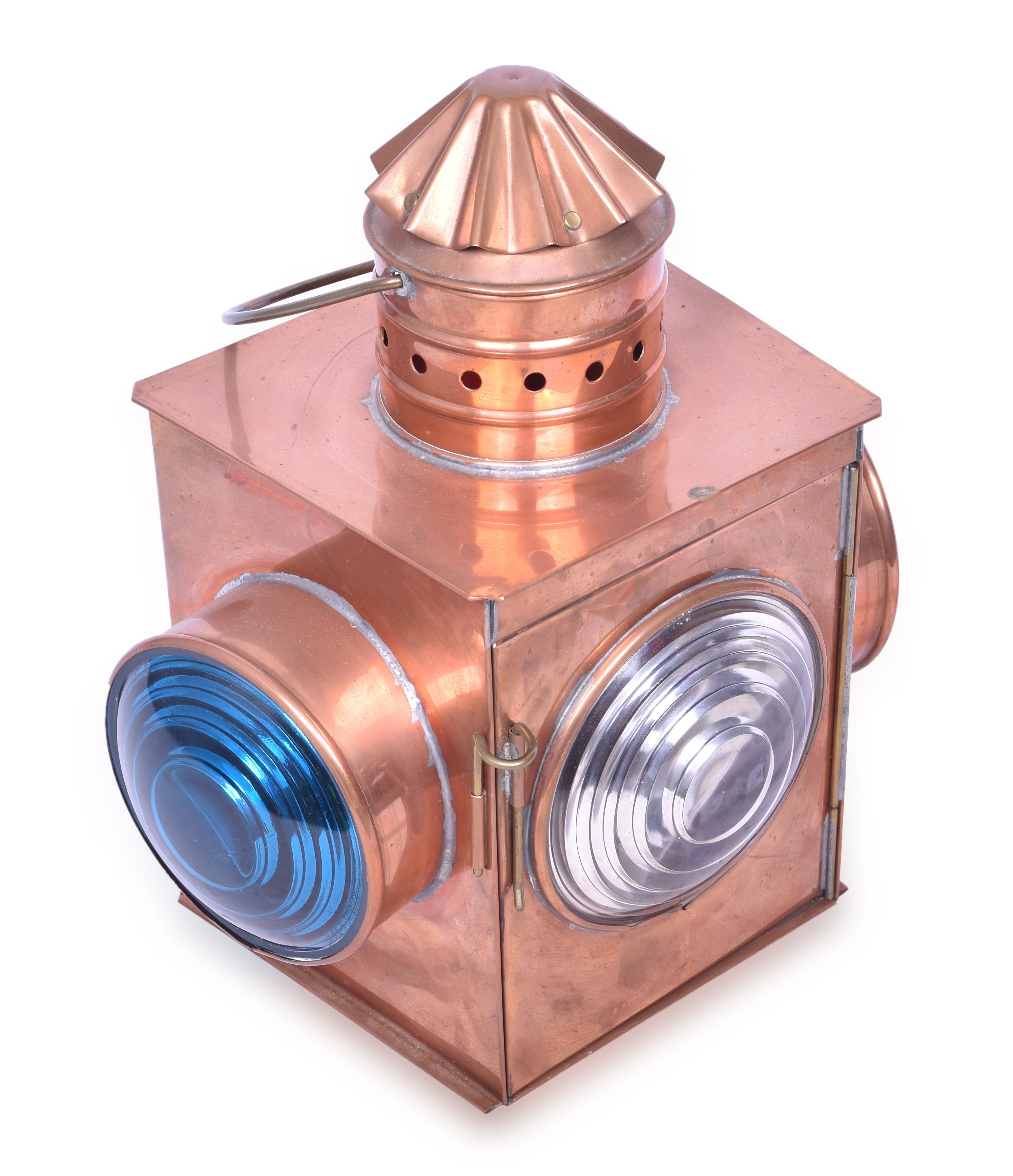 387 - Sheet Brass Railroad Marker Lamp thumbnail