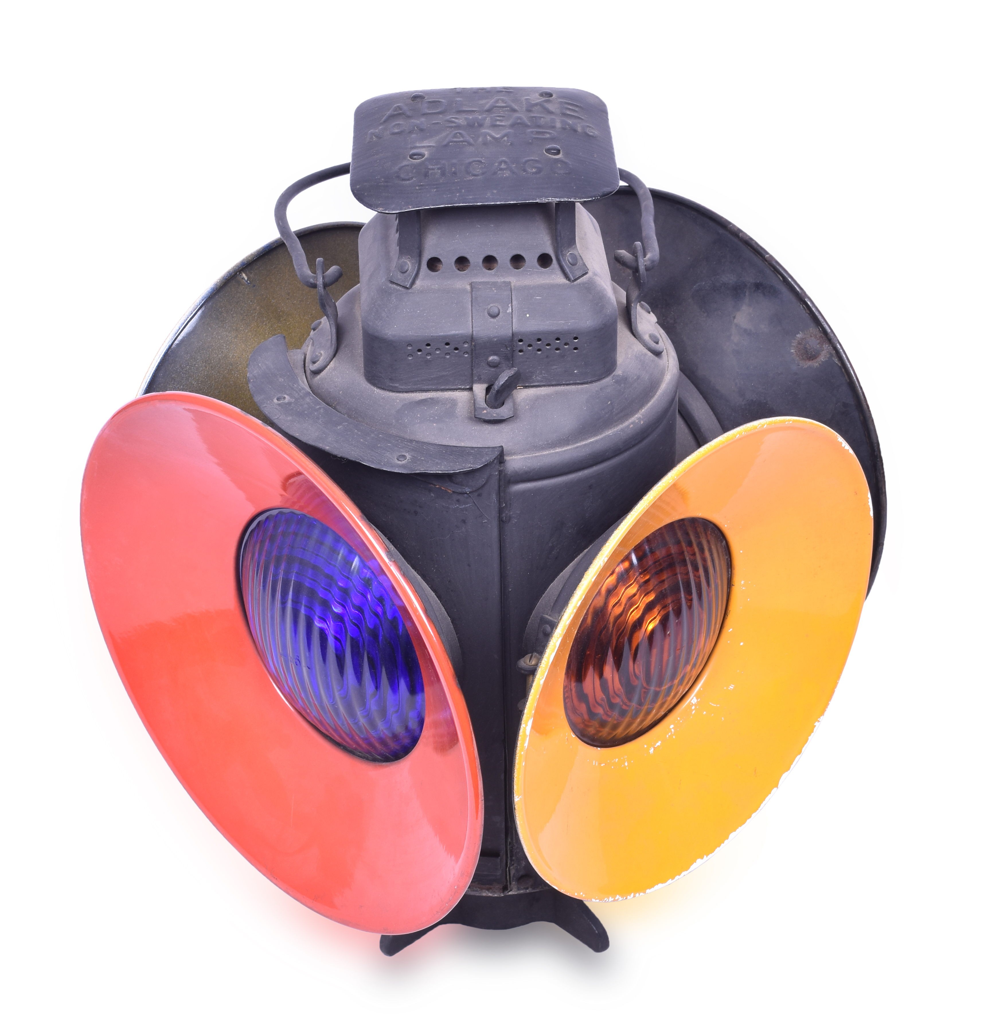 422 - Adams & Westlake Switch Lamp w/ Yellow and Red Day Targets thumbnail