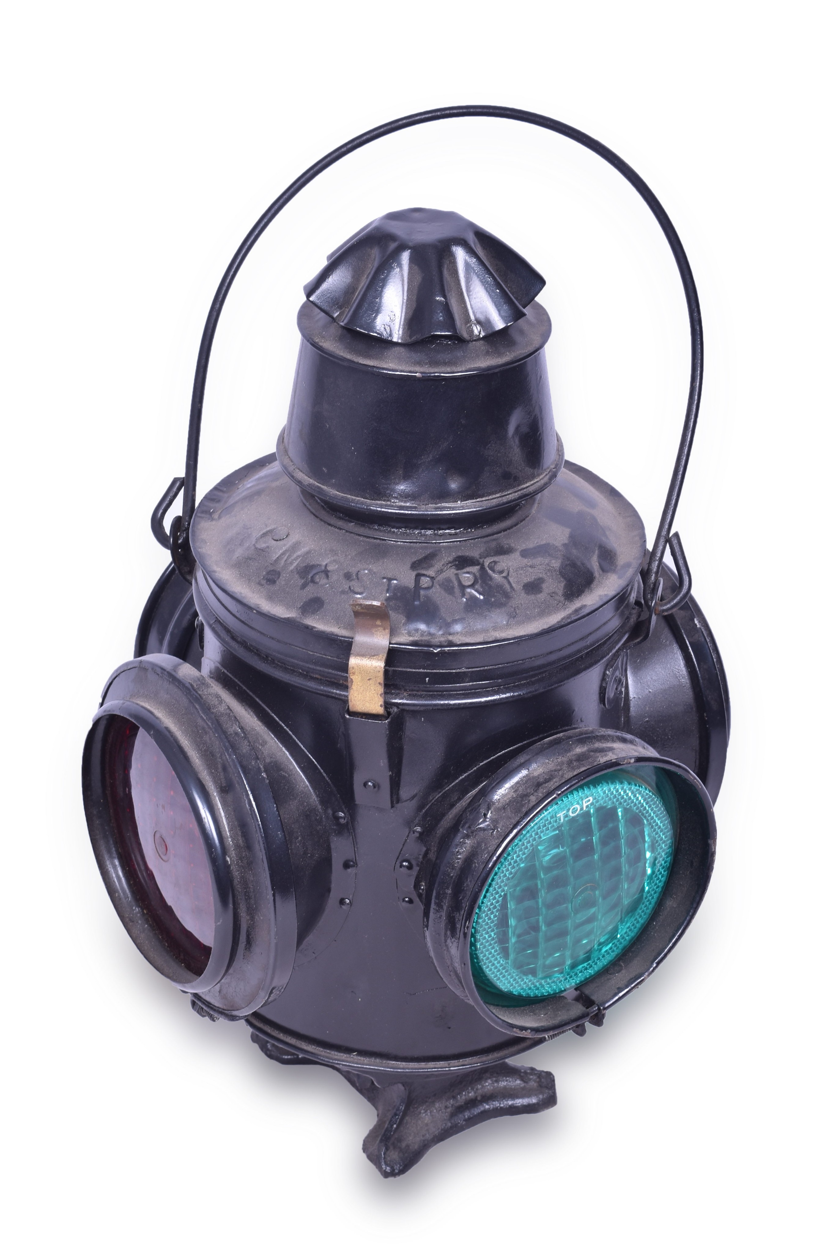 429 - Milwaukee Road Railroad Restored Switch Lamp thumbnail