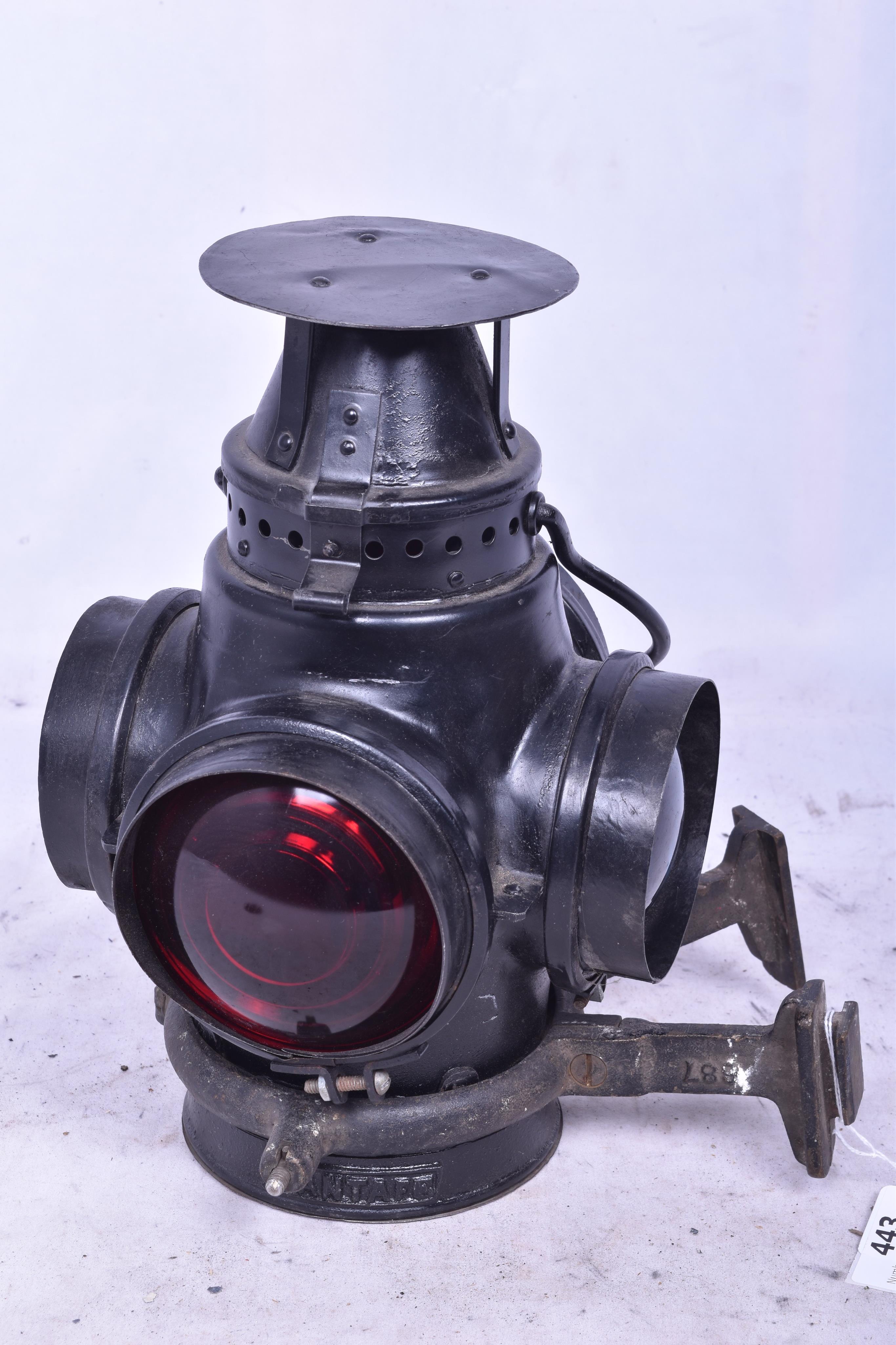 443 - Adams & Westlake / Adlake Santa Fe Caboose Marker Lamp thumbnail