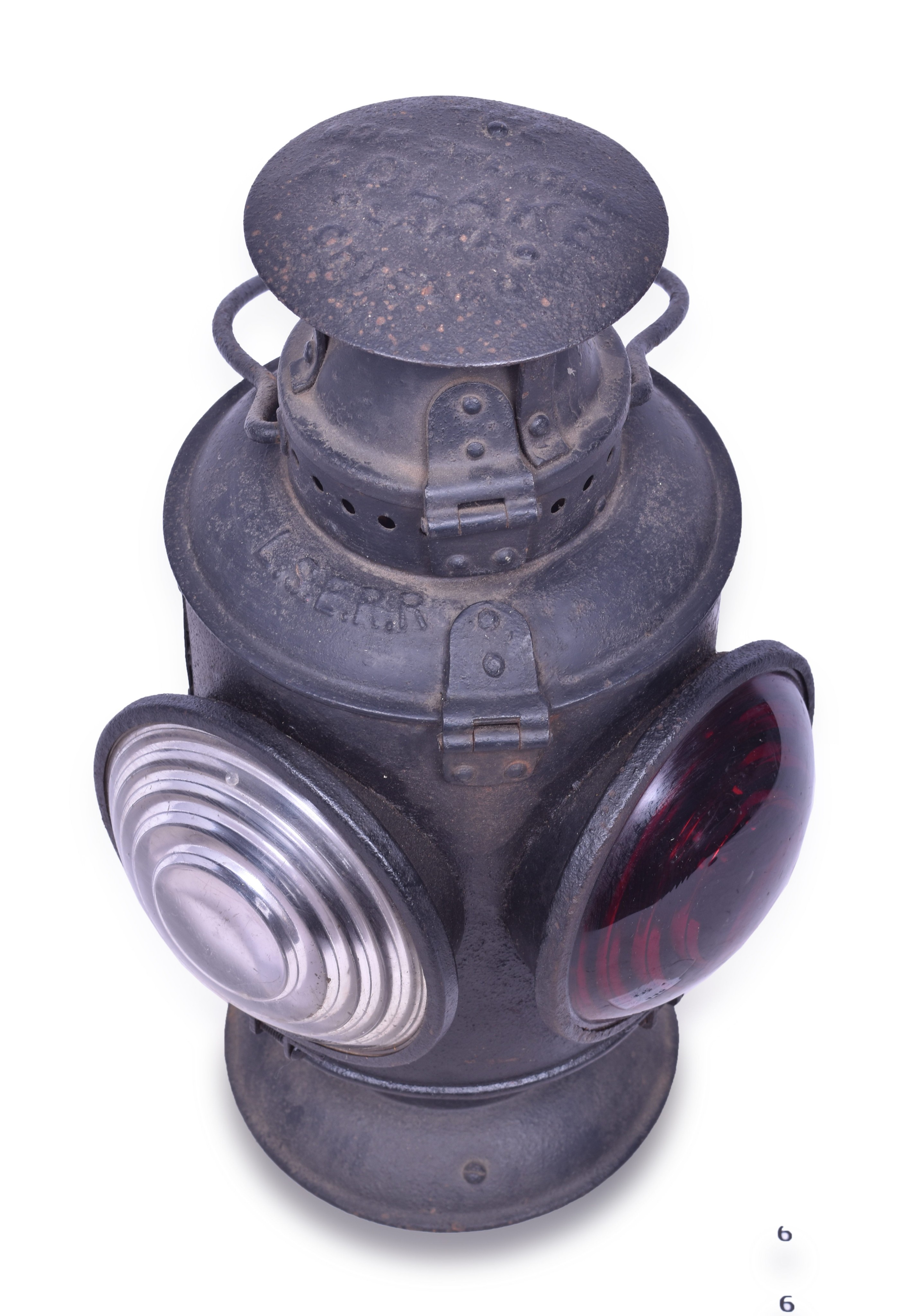 446 - Adams & Westlake Lake Shore Electric Railway Left Marker Lamp thumbnail