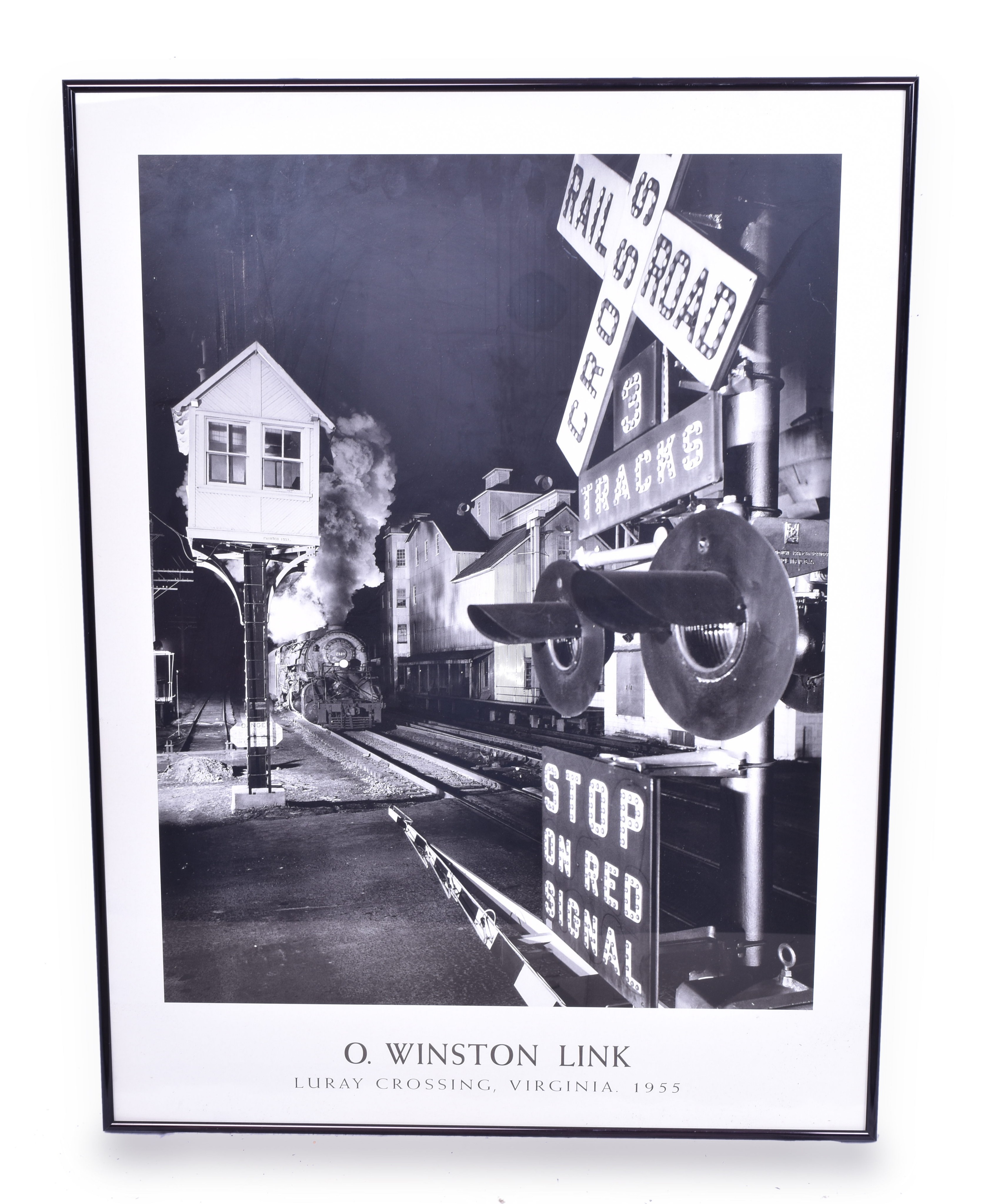 1024 - O. Winston Link Luray Crossing Framed Norfolk and Western Poster thumbnail