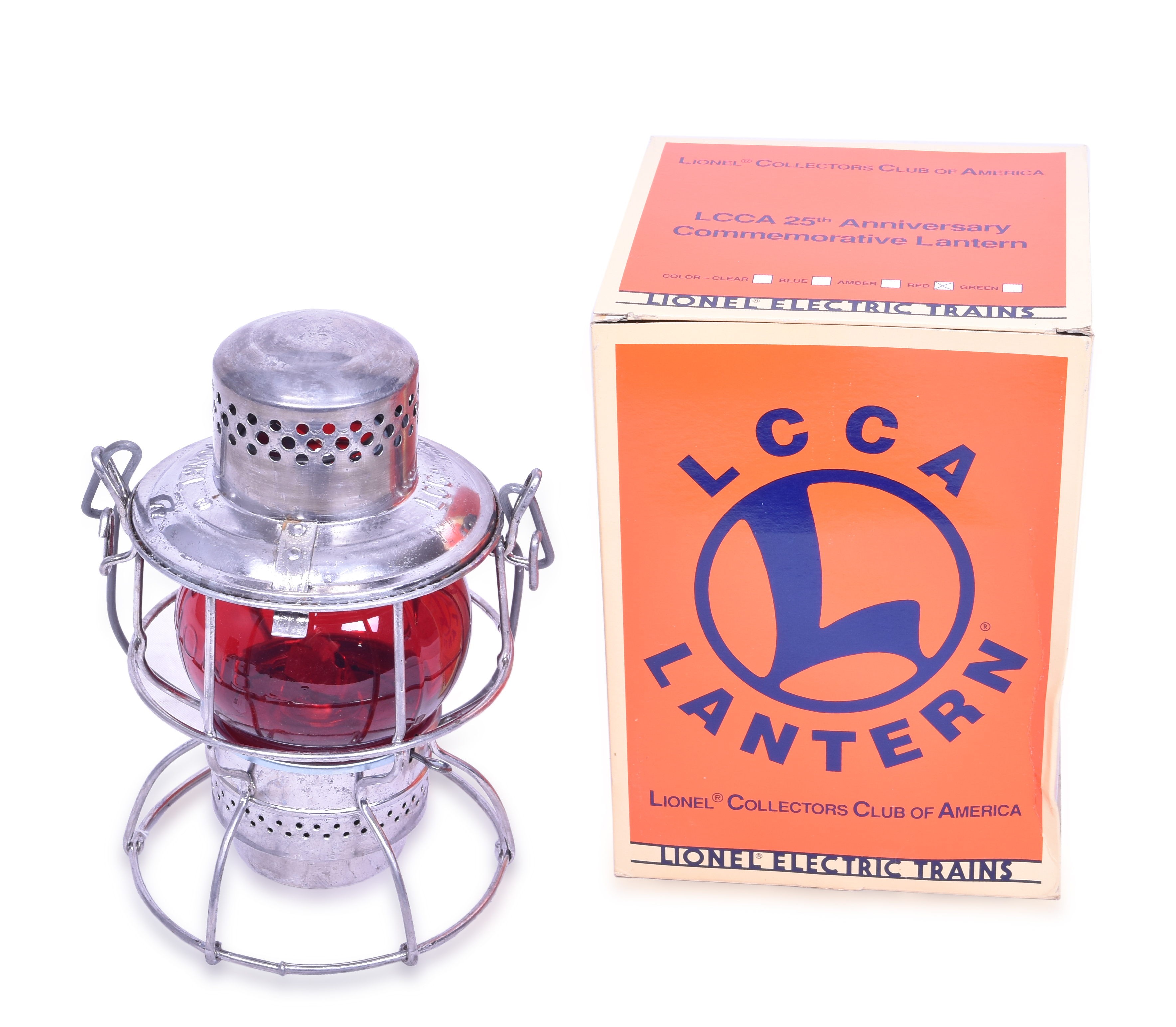 1026 - Adlake 300 Lionel Electric Trains Red Globe Lantern thumbnail