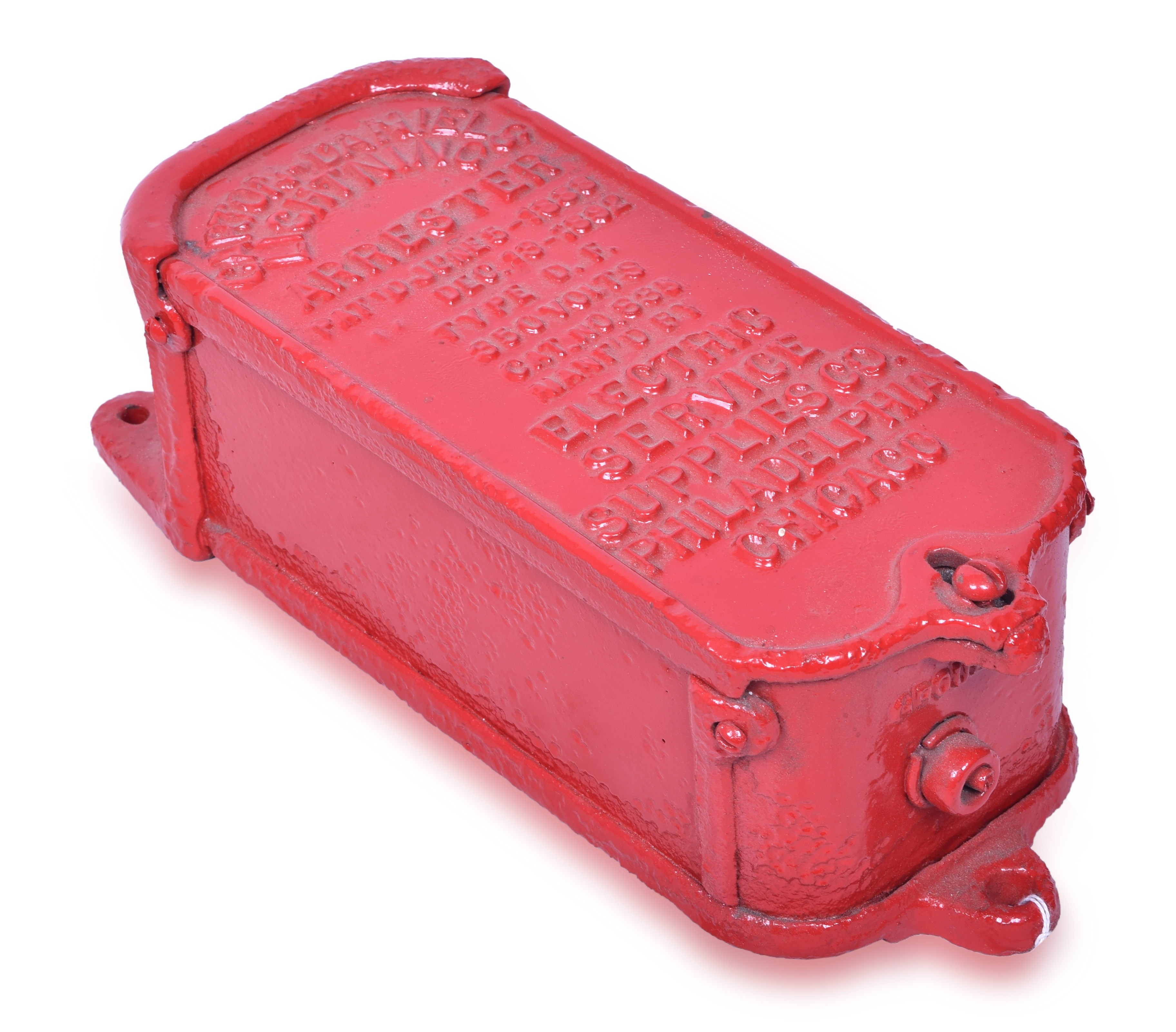 1032 - Restored Carlton-Daniels Cast Iron Lightning Arrester thumbnail